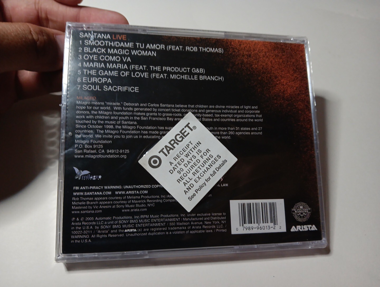 Santana Live CD, Target Original Exclusive (Brand NEW, Rare, HTF, OOP)
