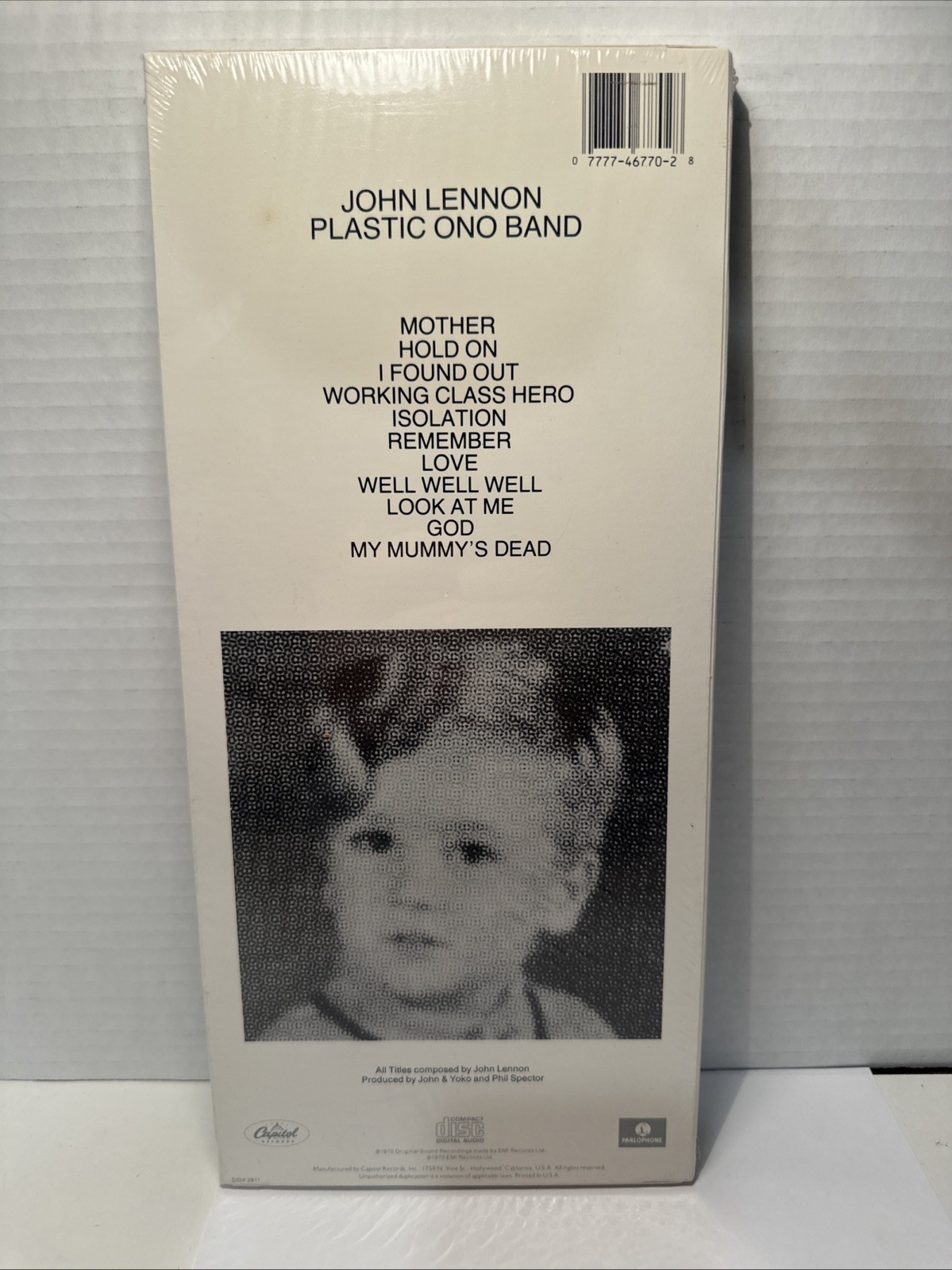 JOHN LENNON Plastic Ono Band – SEALED – CD LONGBOX – Capitol – Beatles