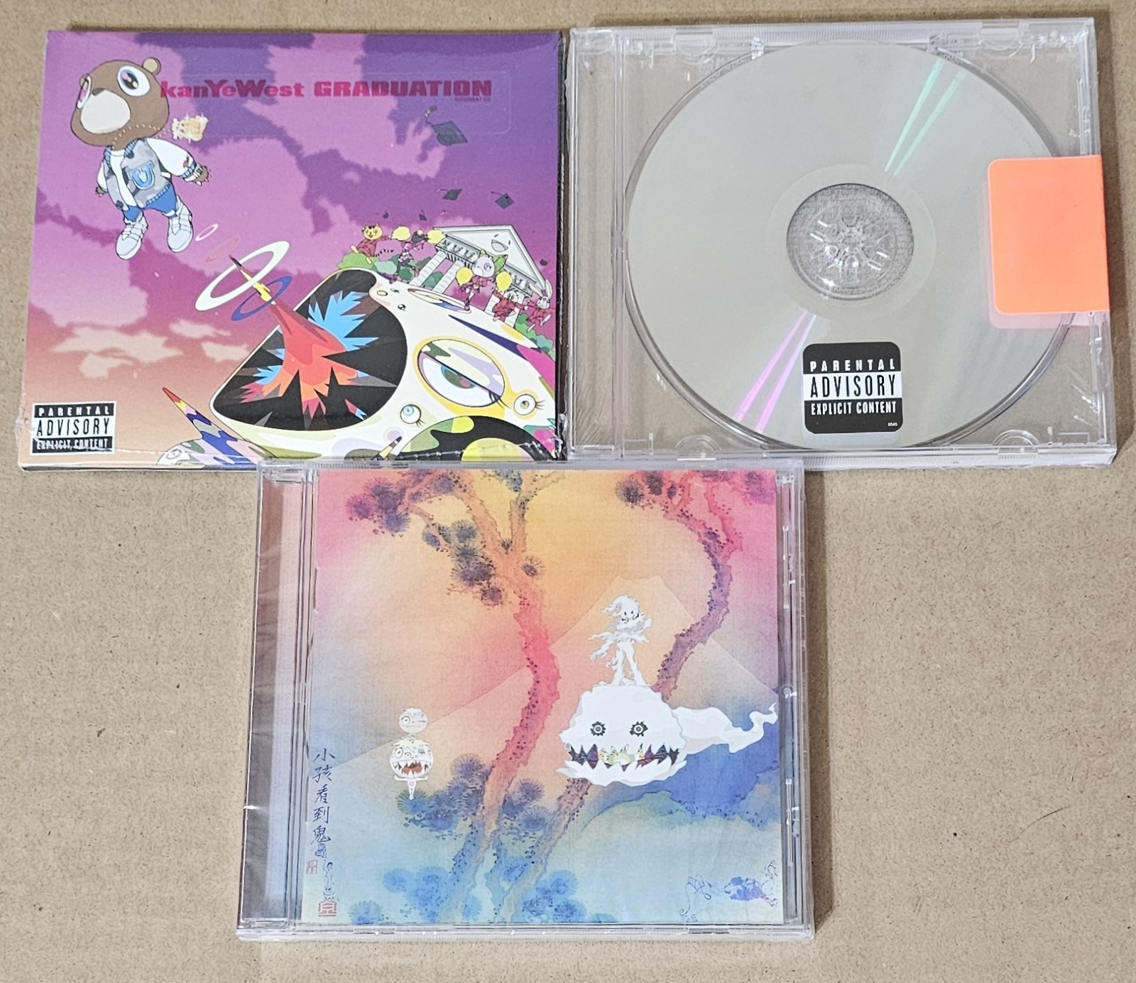 Kanye West Yeezus – Graduation – Kids See Ghosts (3) CD Lot New Factory Sealed
