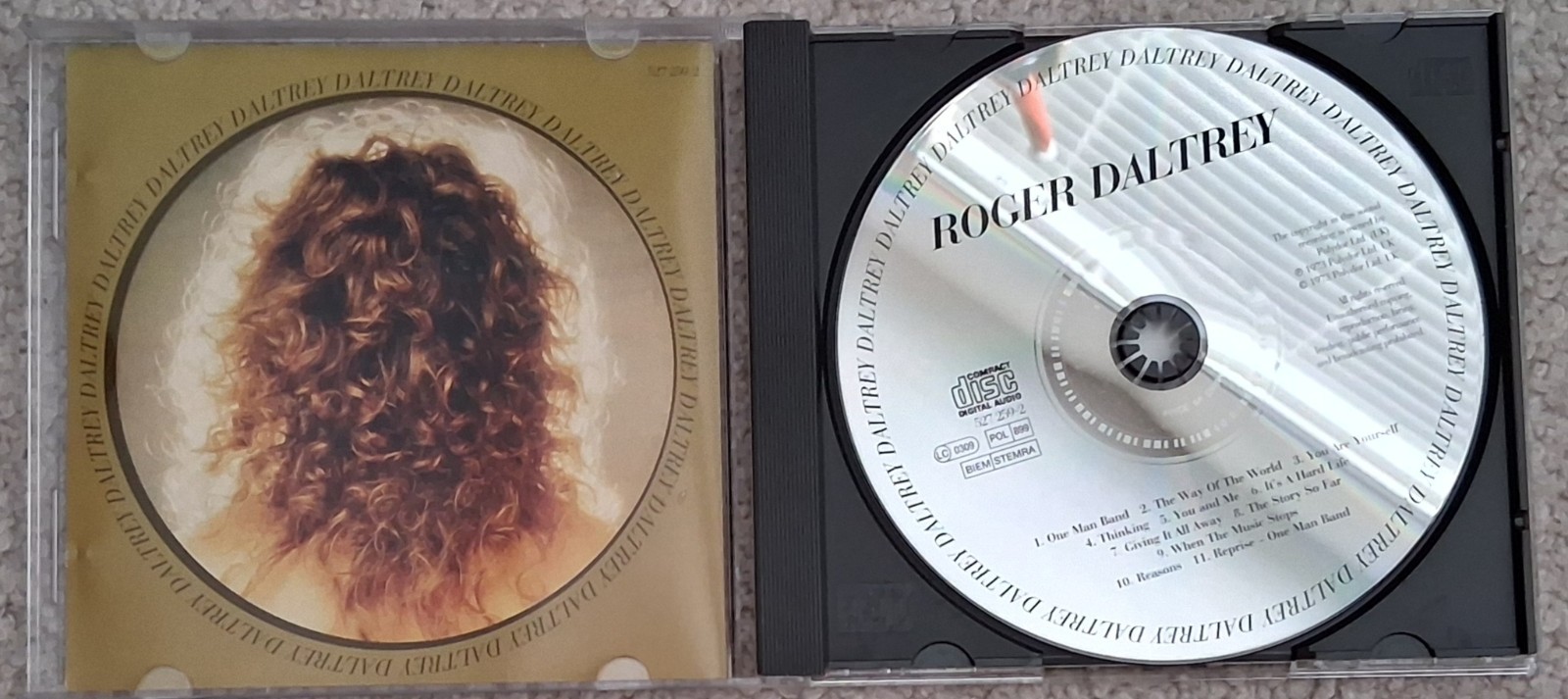Roger Daltrey – Daltrey self titled CD Rare out of print Polygram The Who