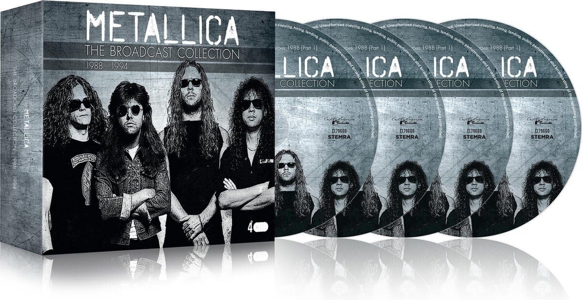 Metallica – The Broadcast Collection 1988 – 1994 4 CD Set – Compilation Album