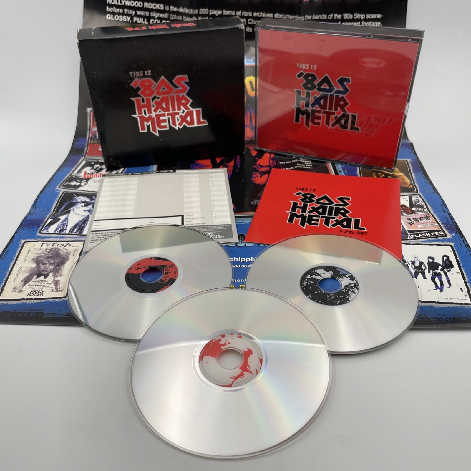 This Is ’80s Hair Metal (CD, 2003, 3 Discs) W/ Slipcover + Poster