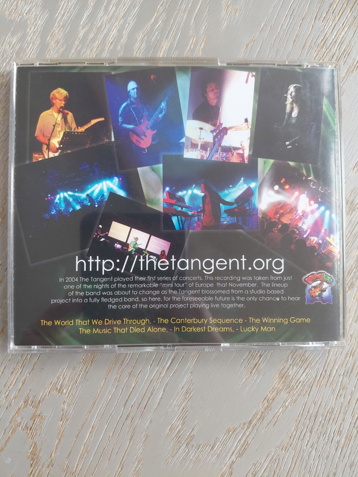 The Tangent Live, Pyramids And Stars Germany 2004 Official Live Bootleg. Cd