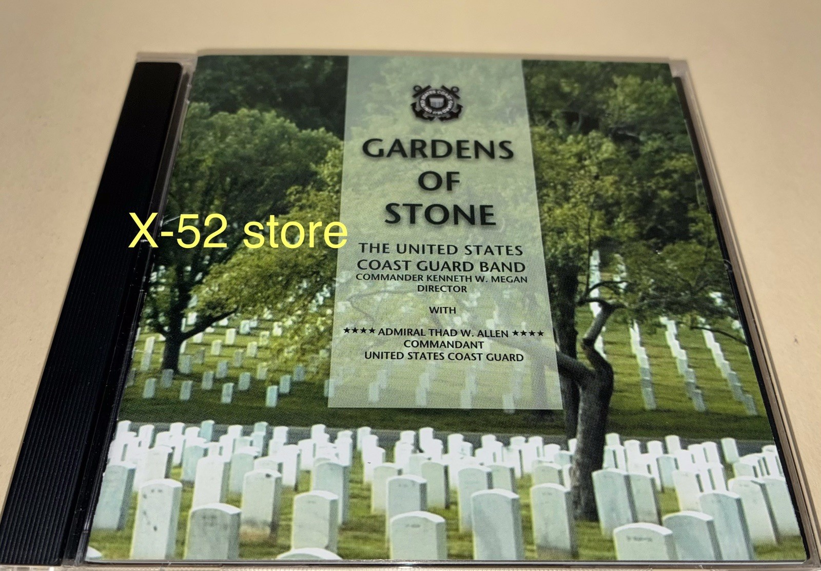 US United States Coast Guard Band USGC CD Gardens of Stone Megan semper paratus