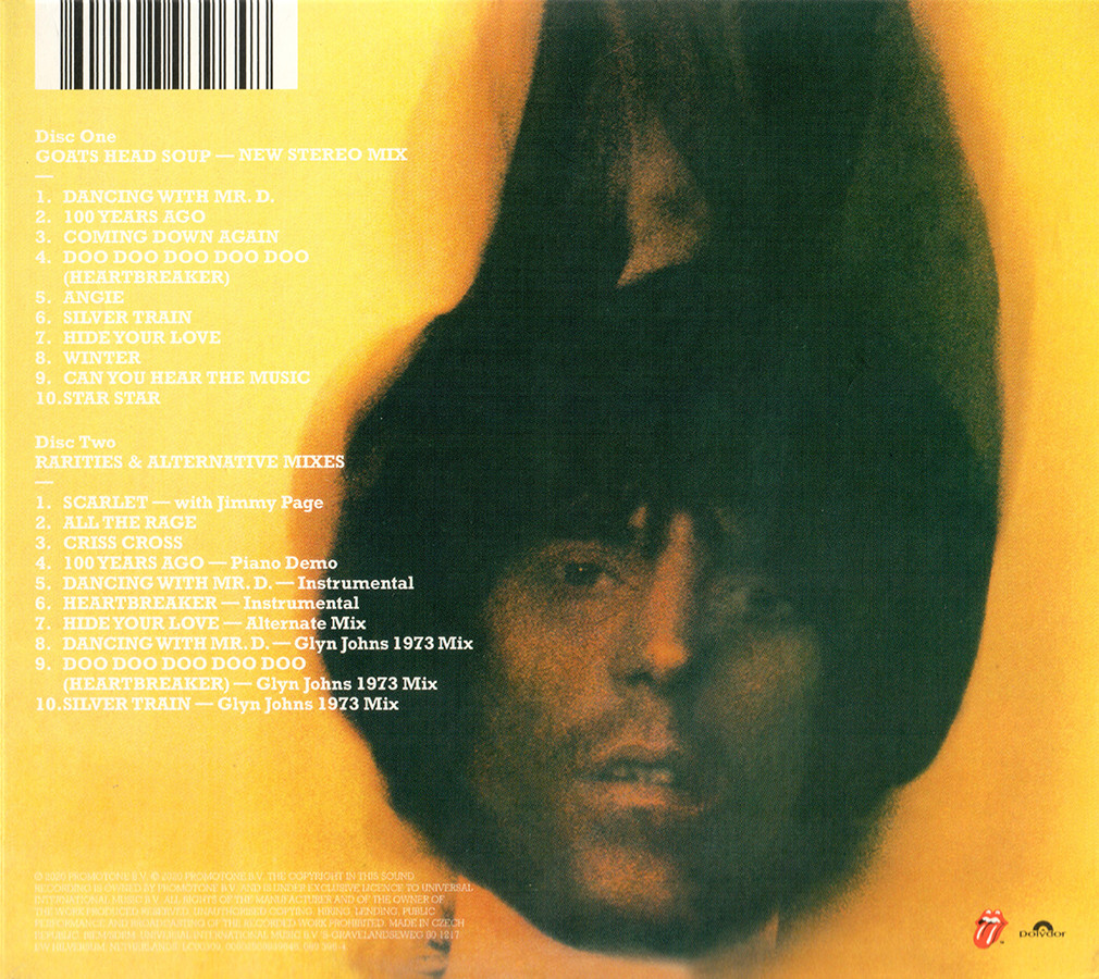 The Rolling Stones ~ Goats Heads Soup (1973) CD 2020 Polydor Records EU•• NEW ••