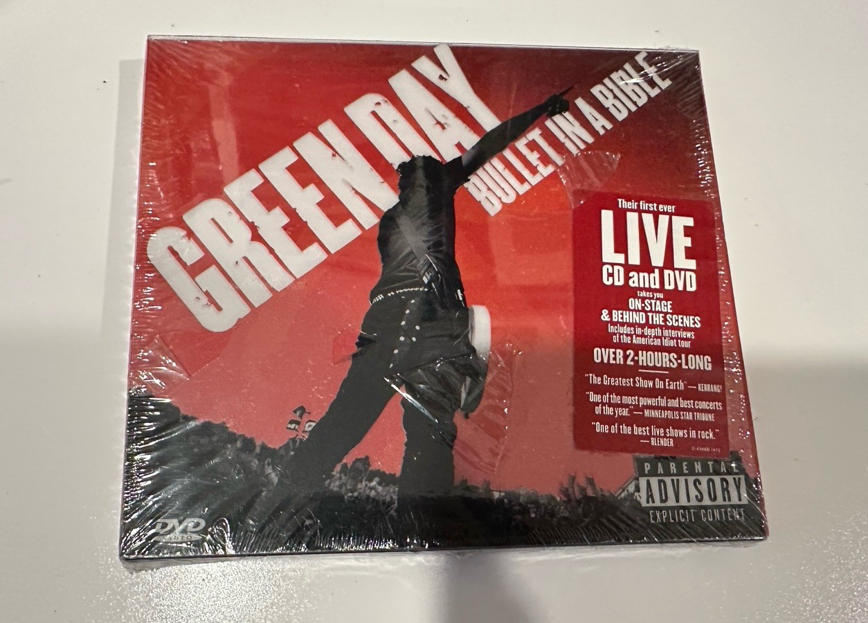 GREEN DAY Bullet In A Bible CD + DVD (2005, Reprise) SEALED