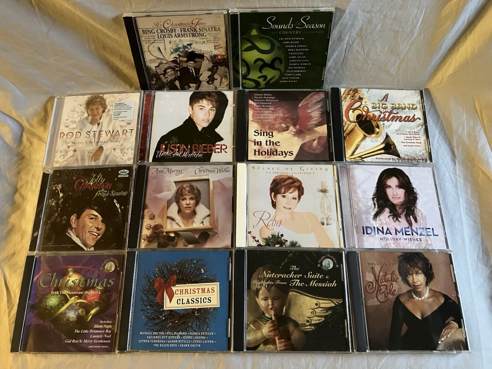 Holiday Super CD Collection – 14 Pack Set – Colorful Cover Art – Jewel Cases