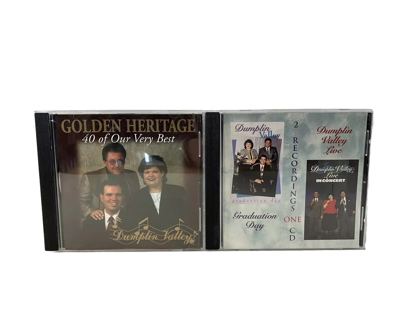 Dumplin Valley Golden Heritage Graduation Day & Live in Concert 2 CD Lot EUC