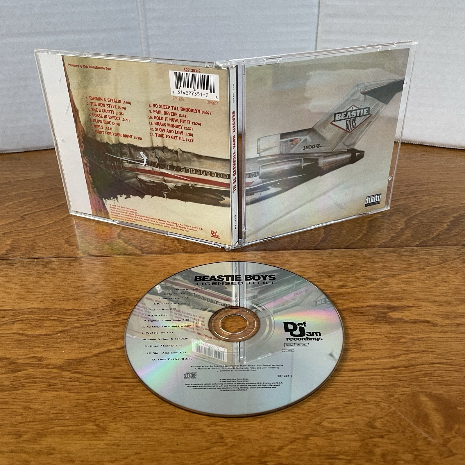 Beastie Boys – Licensed To Ill CD Def Jam Records Reissue