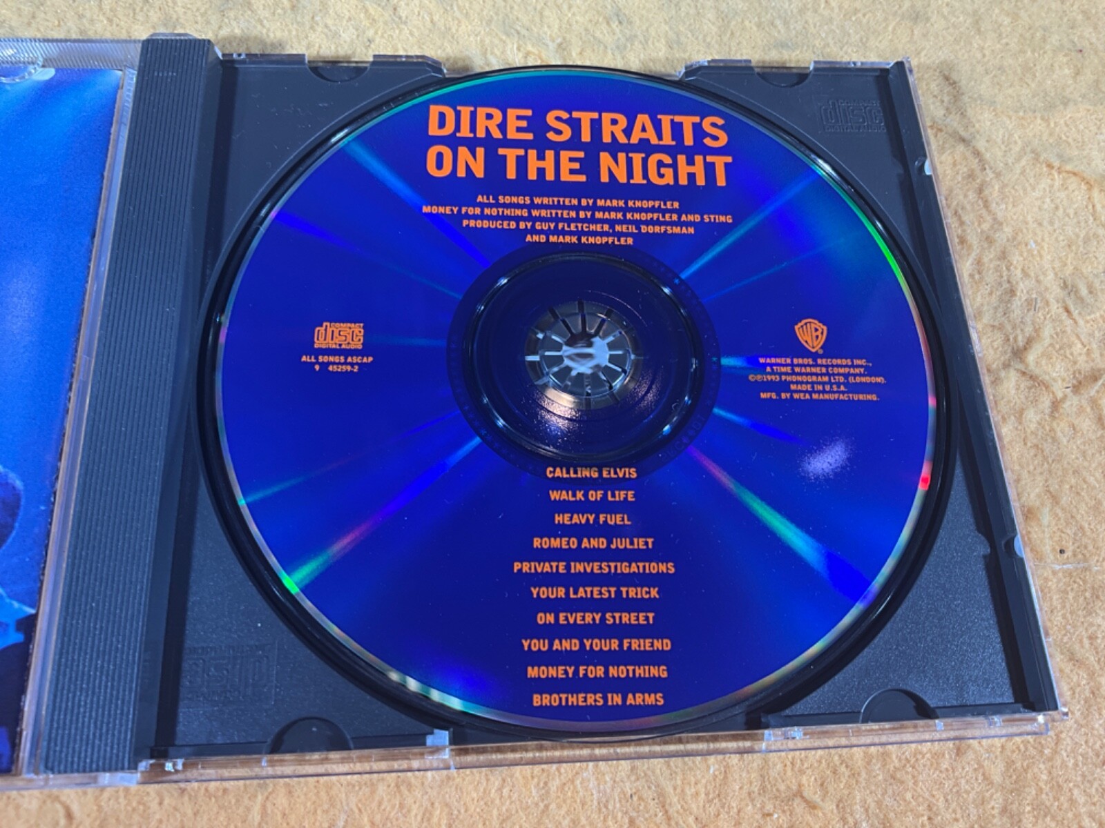 S10-68 DIRE STRAITS On The Night – 1993 – 9 45259-2