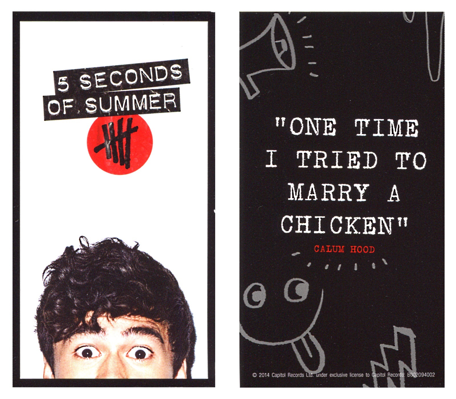 +4 BONUS TRACKS—- 5 SECONDS OF SUMMER Exclusive RED 5SOS CD with CARDS 0623