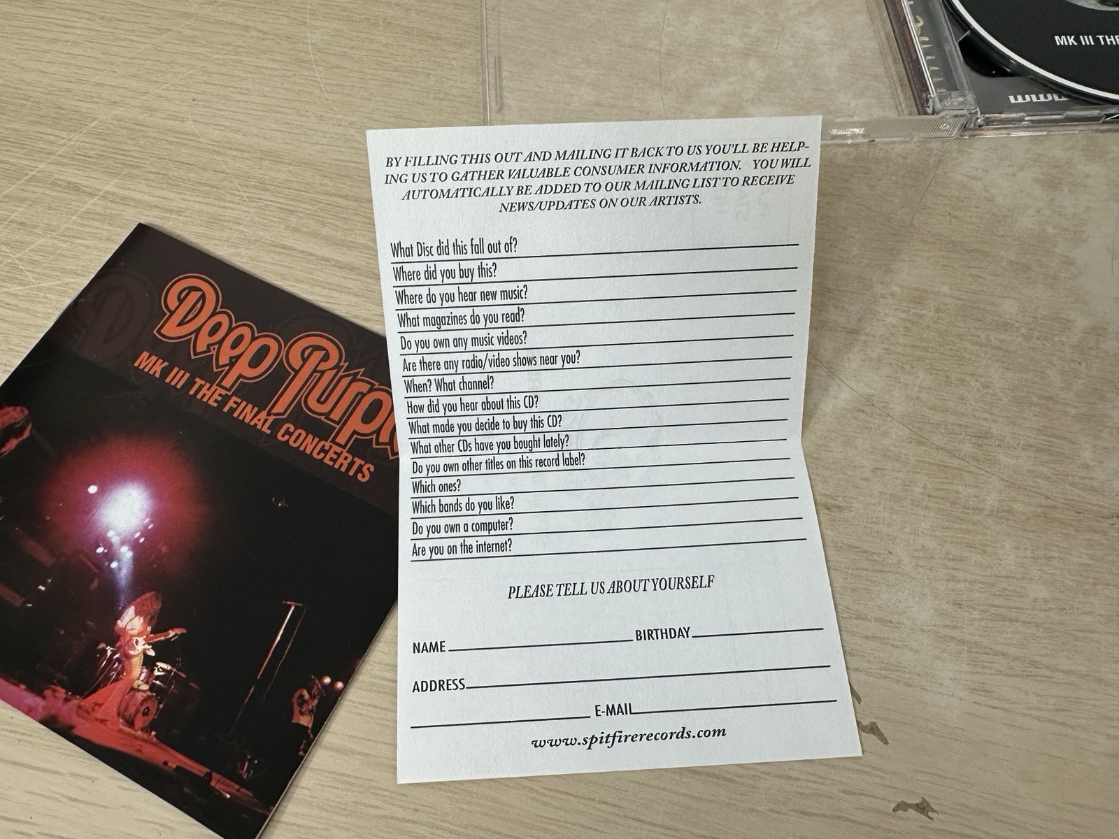 Deep Purple – MK III MK3: The Final Concerts – 2 CD Spitfire Masters Series 2001