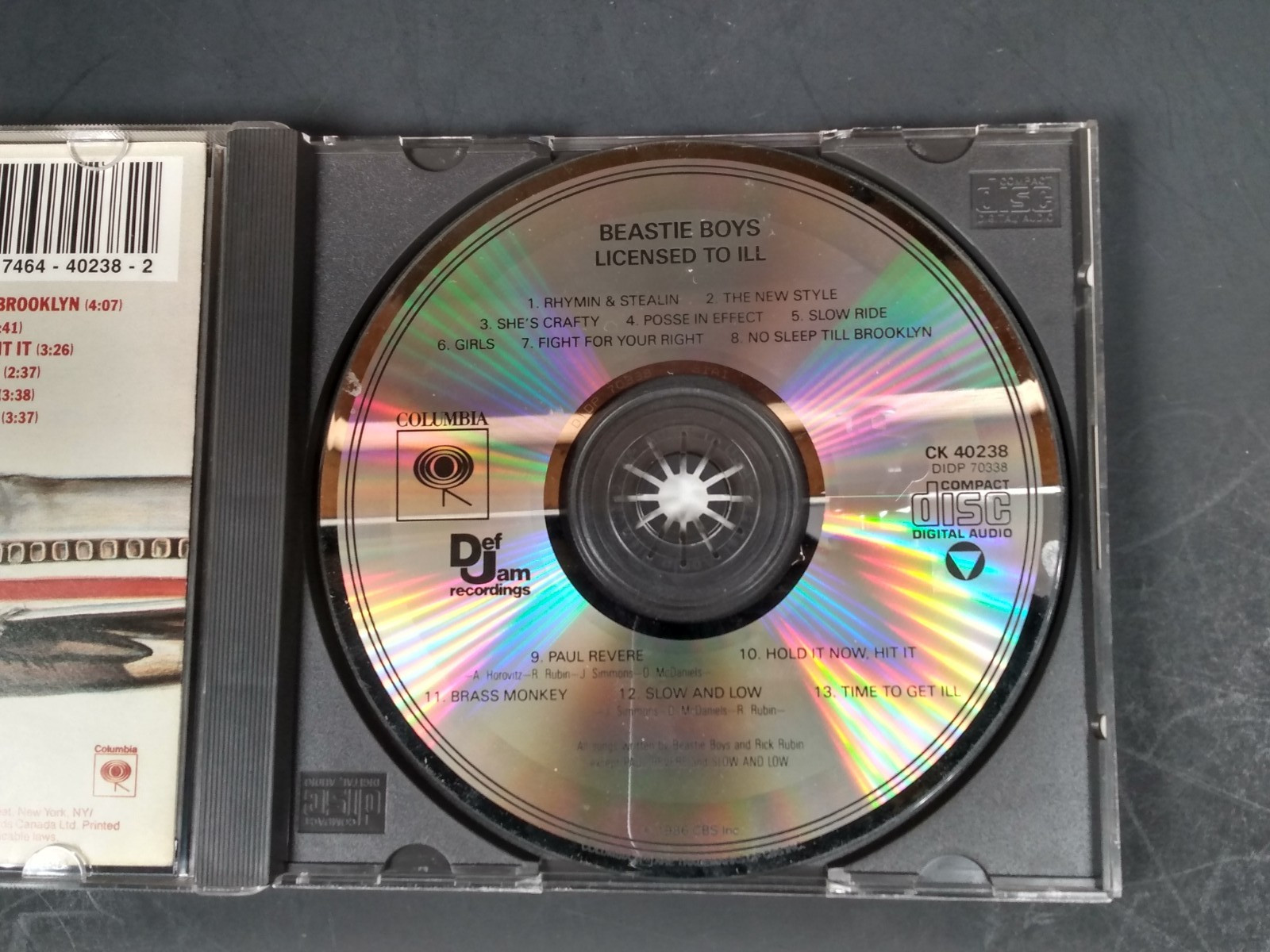 Beastie Boys – Licensed to Ill – CD 1986 Def Jam Columbia – Rap Hip Hop