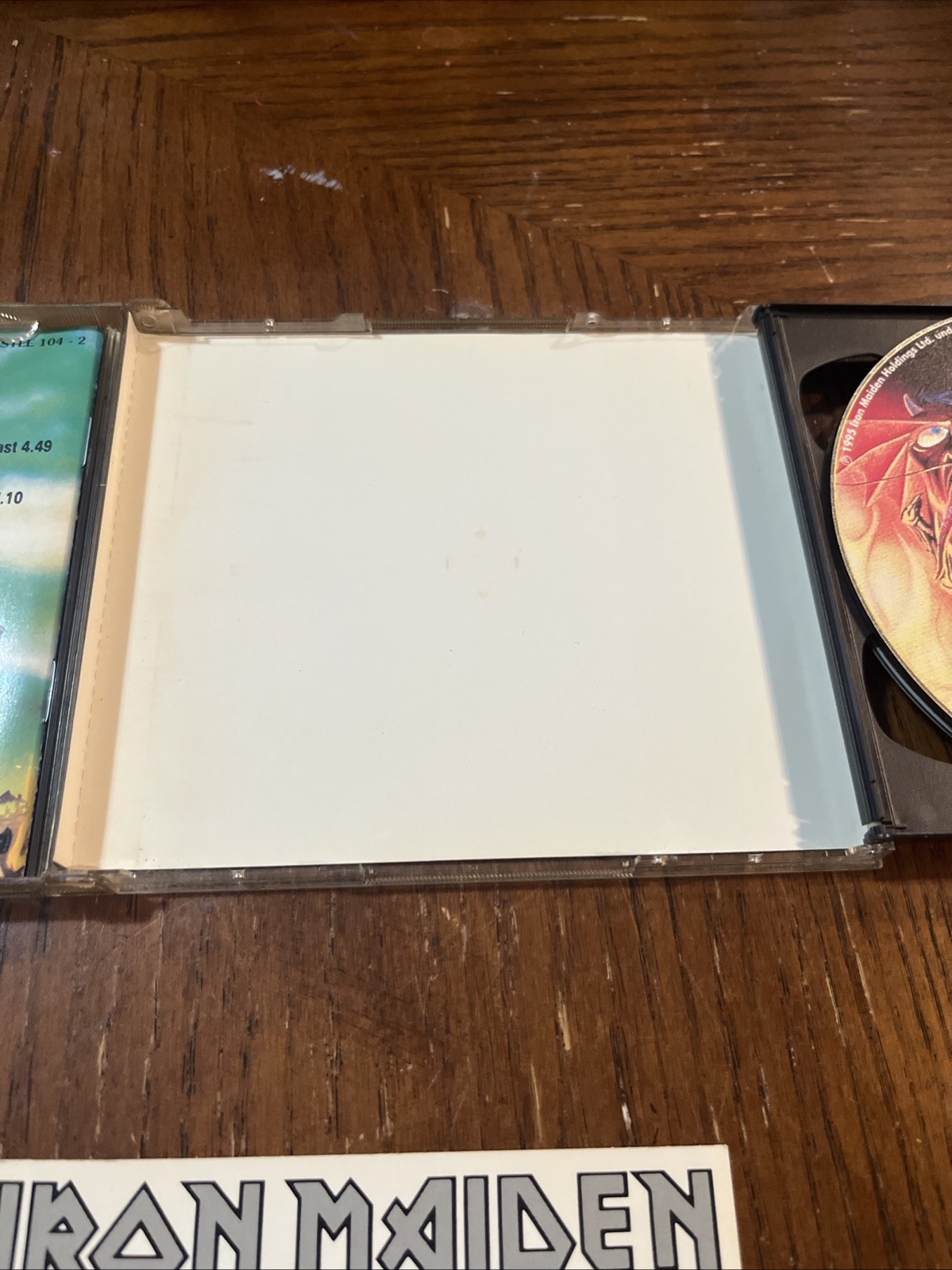 Iron Maiden The Number Of The Beast 2 CD LIMITED EDITION 1995 CASTLE 104-2 RARE!