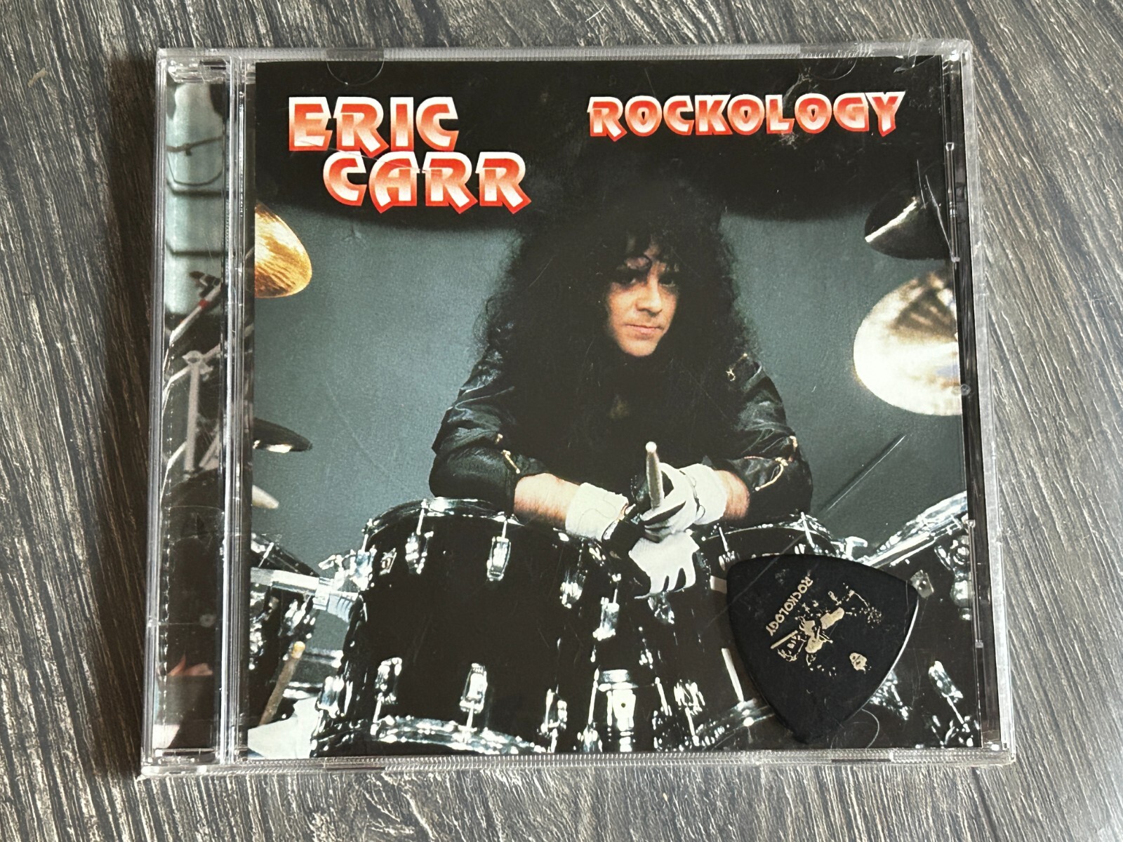 KISS CD Eric Carr Rockology SEALED Eric Carr Guitar Pick Bruce Kulick Vintage