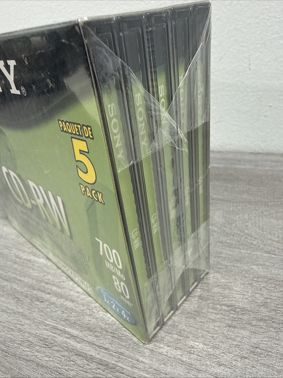 NEW SEALED Sony CD-RW Blank Media 5x 4x 700MB in Full Size Jewel Cases CDRW700L