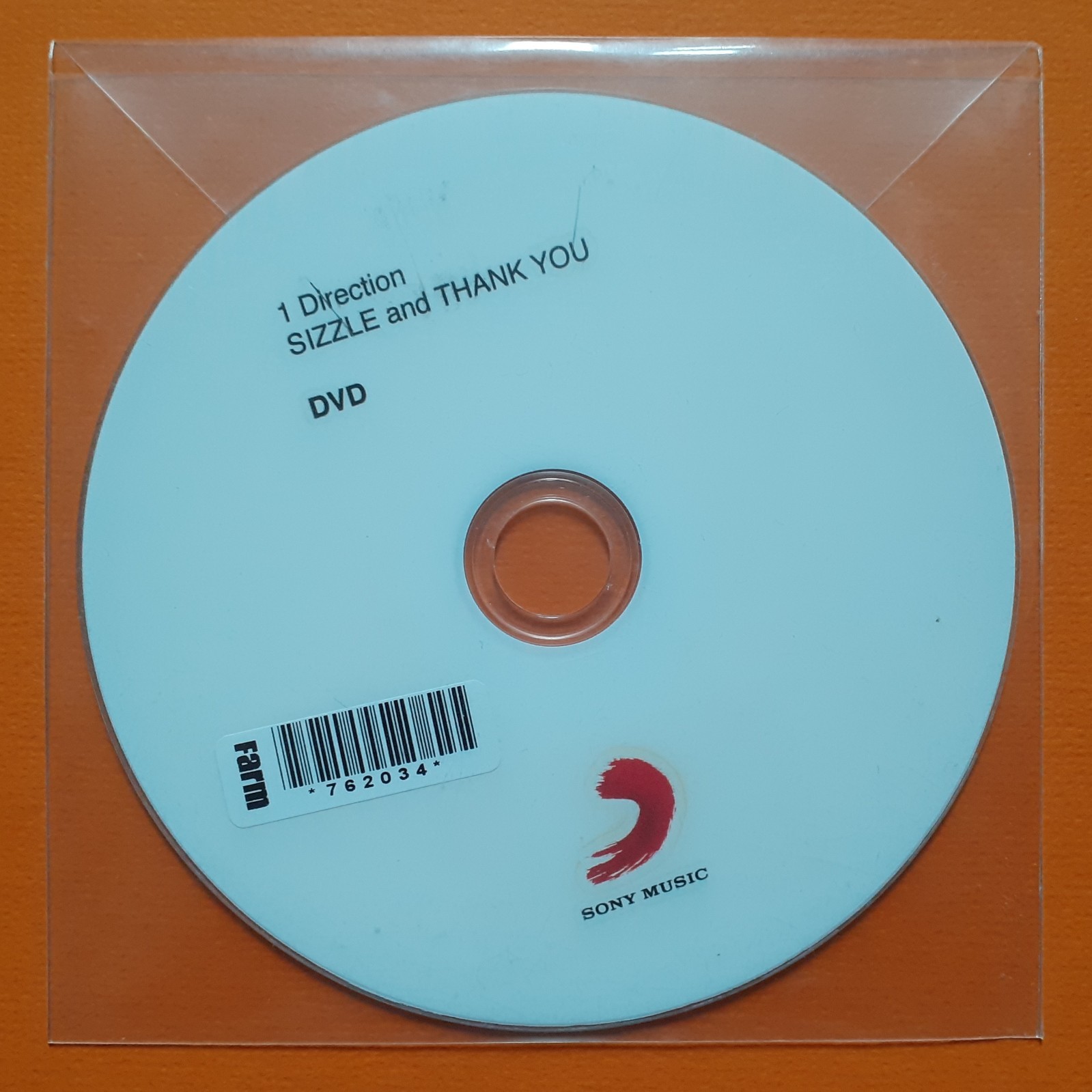 ONE DIRECTION Sizzle & Thank You UK Sony Music promo DVD test press HARRY STYLES