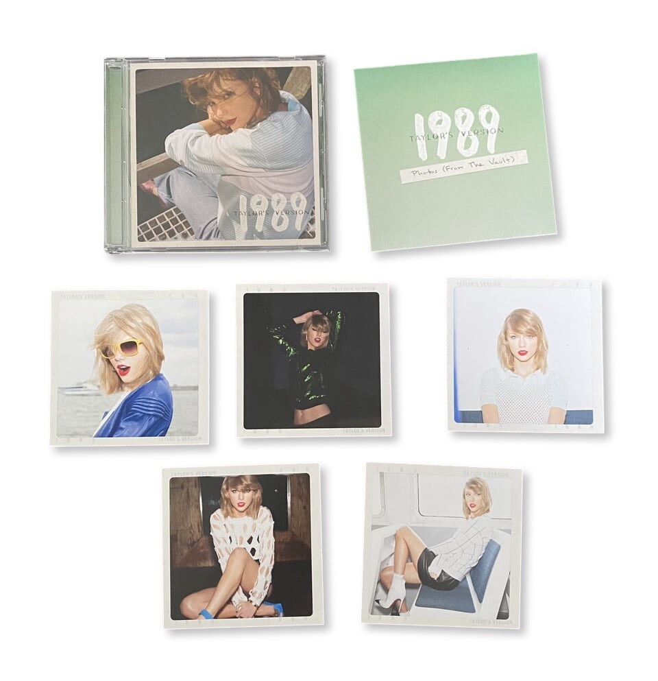 1989 Taylor’s Version Aquamarine Green Deluxe CD New with Polaroids