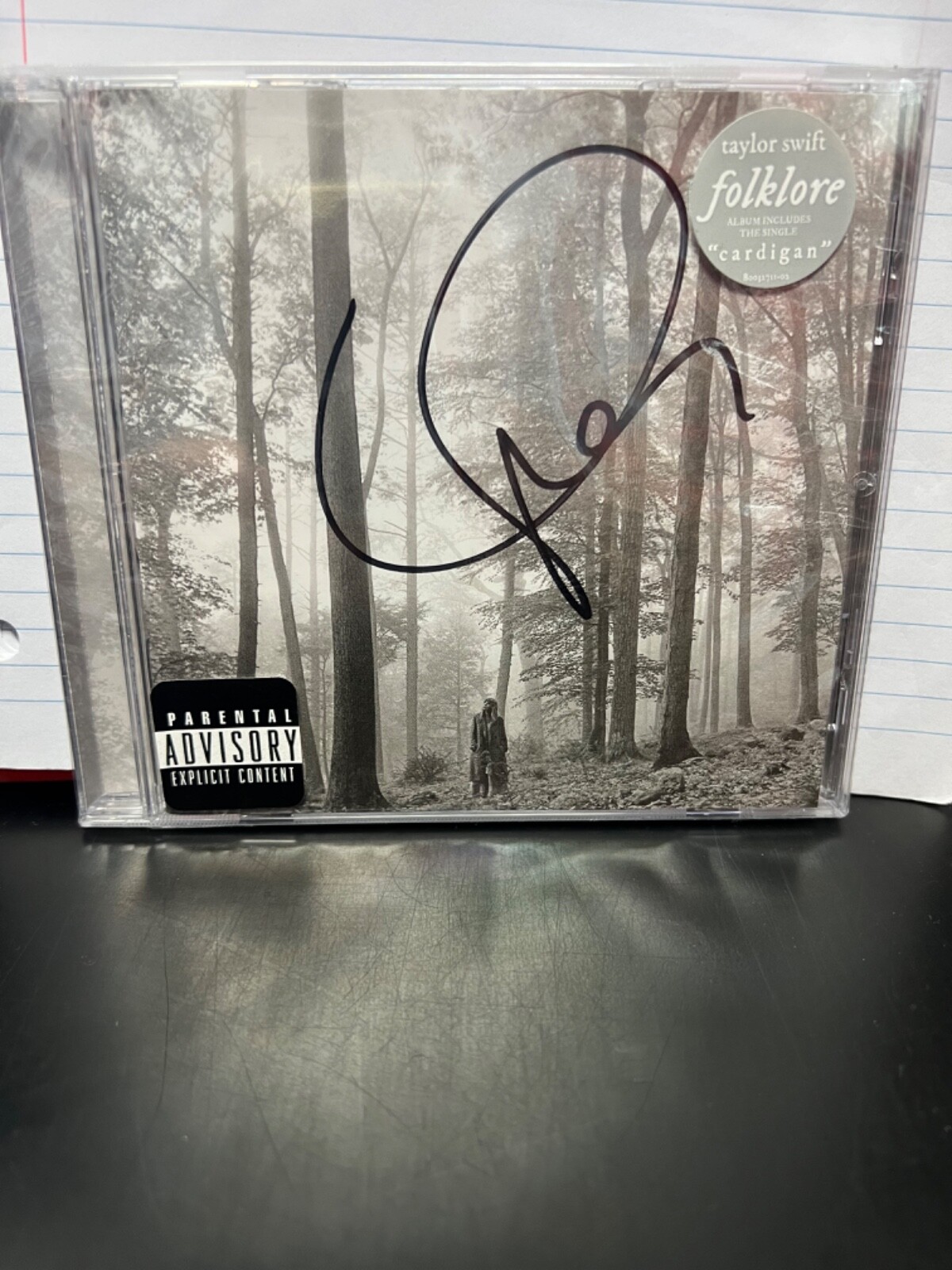 Taylor Swift Folklore CD Album Signed Autograph Auto Sealed New