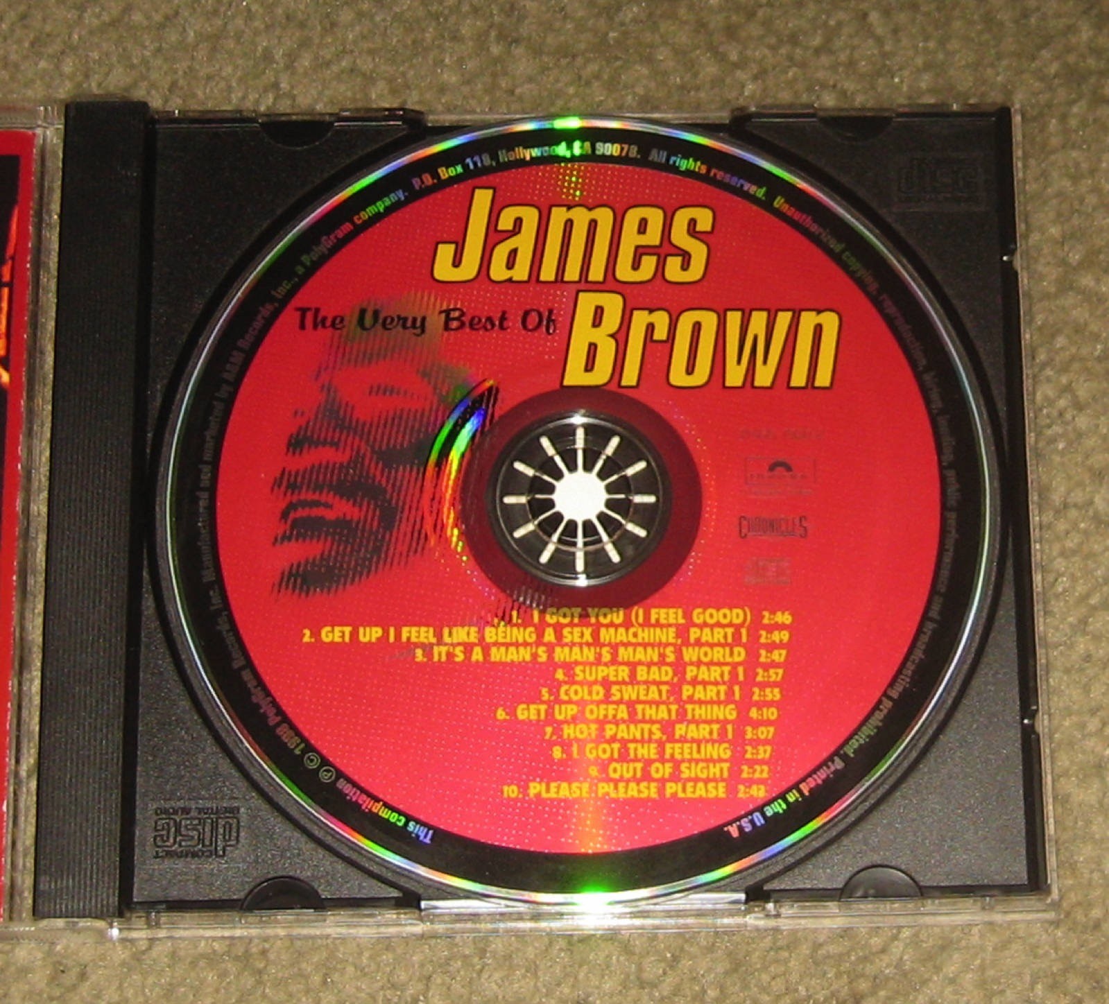 James Brown – The Very Best Of James Brown (CD, 1998, Polydor Records)