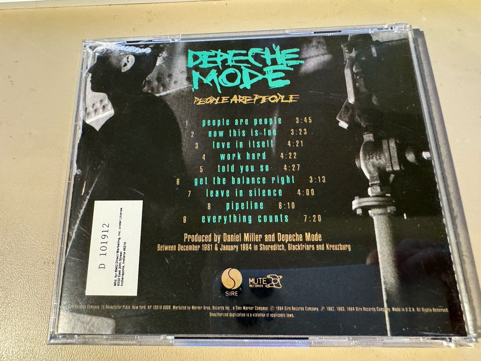 Depeche Mode People Are People CD 1984 Synth Pop New Wave Sire Mute
