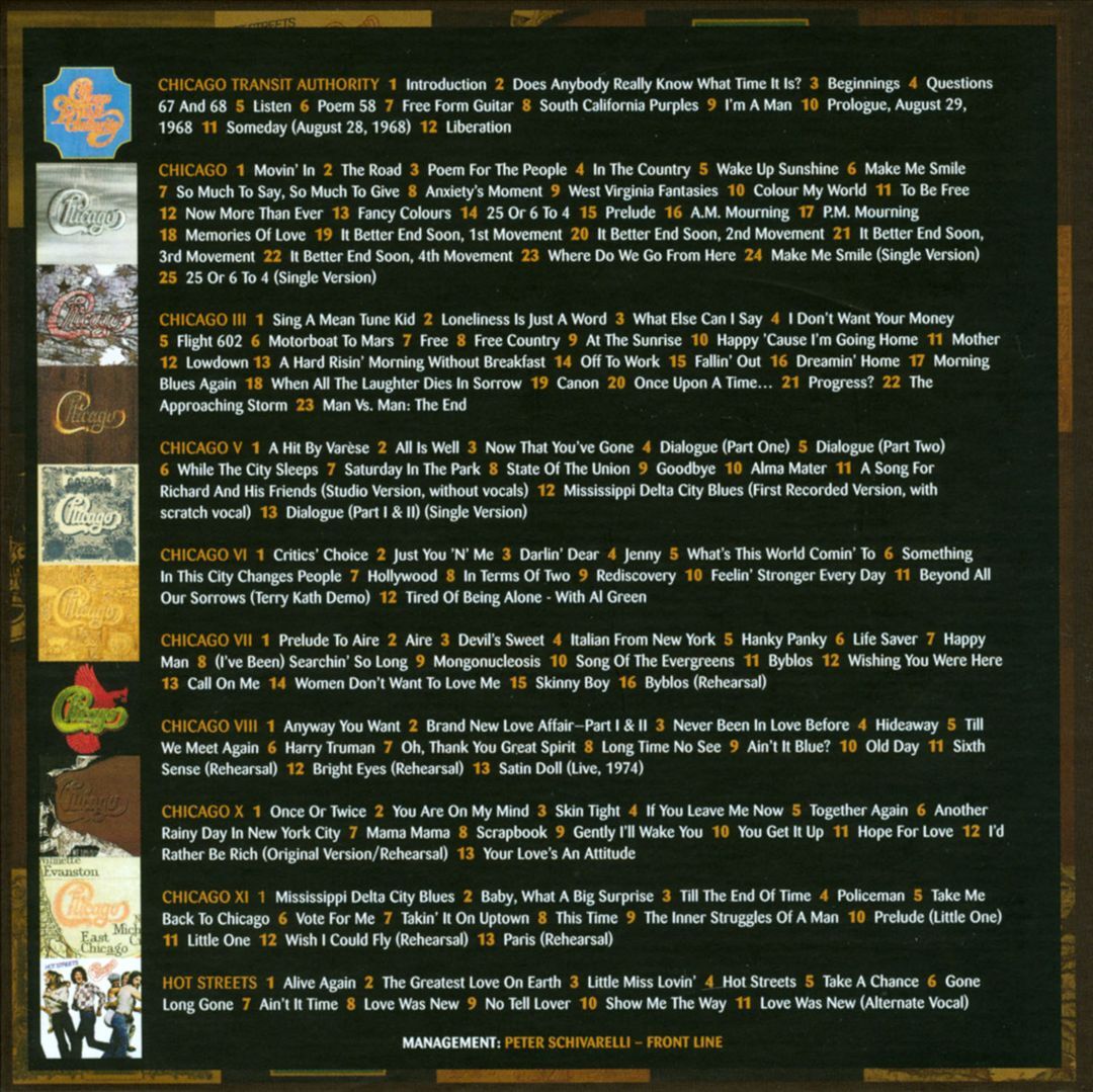 CHICAGO – THE STUDIO ALBUMS, VOL. 1: 1969-1978 NEW CD
