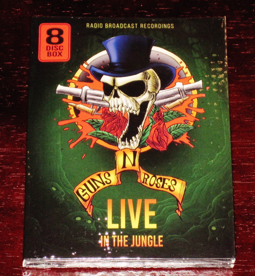 Guns N’ Roses: Live In The Jungle – Radio Broadcast Recordings 8 CD Set UK NEW