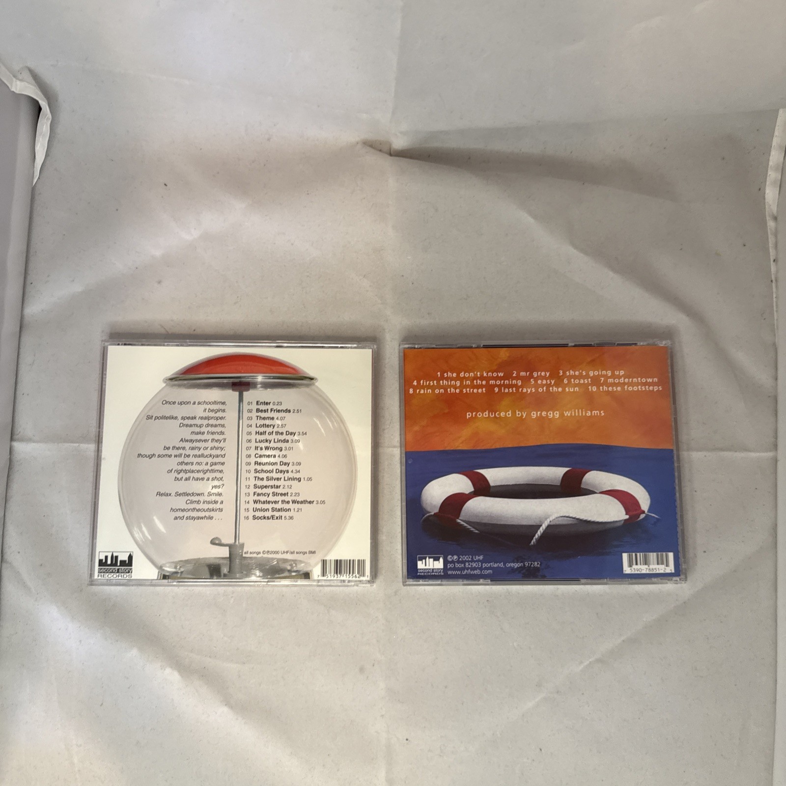 UHF CD lot Lottery 2000 & If It Was Easy 2002 Second Story Records
