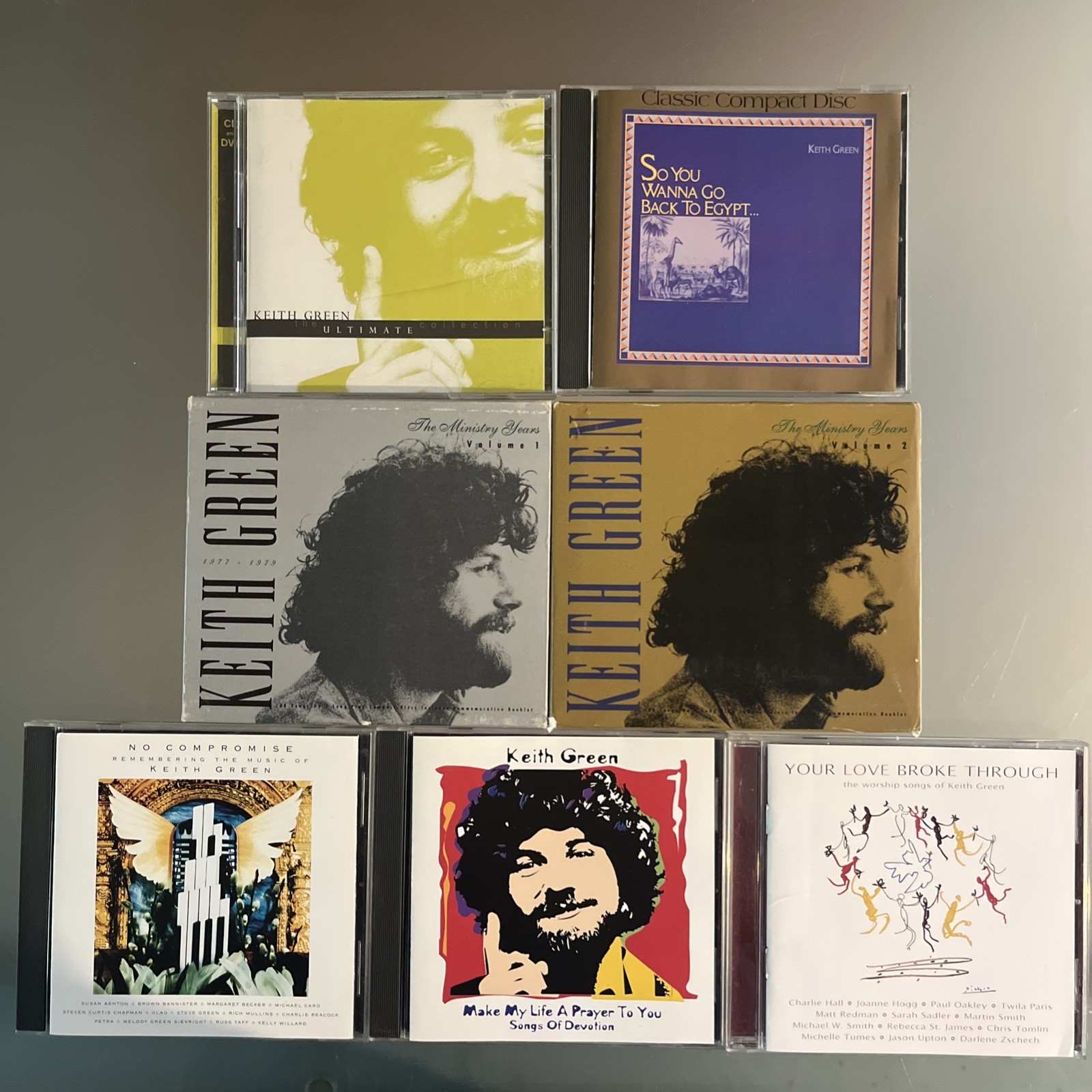 Keith Green 10 LOT: Ultimate Collection CD/DVD, Ministry Years Vol 1 & 2, Egypt+