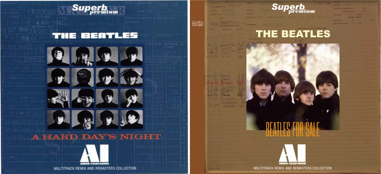 THE BEATLES =AI – AUDIO COMPANION= A HARD DAY’ NIGHT , FOR SALE 4CD