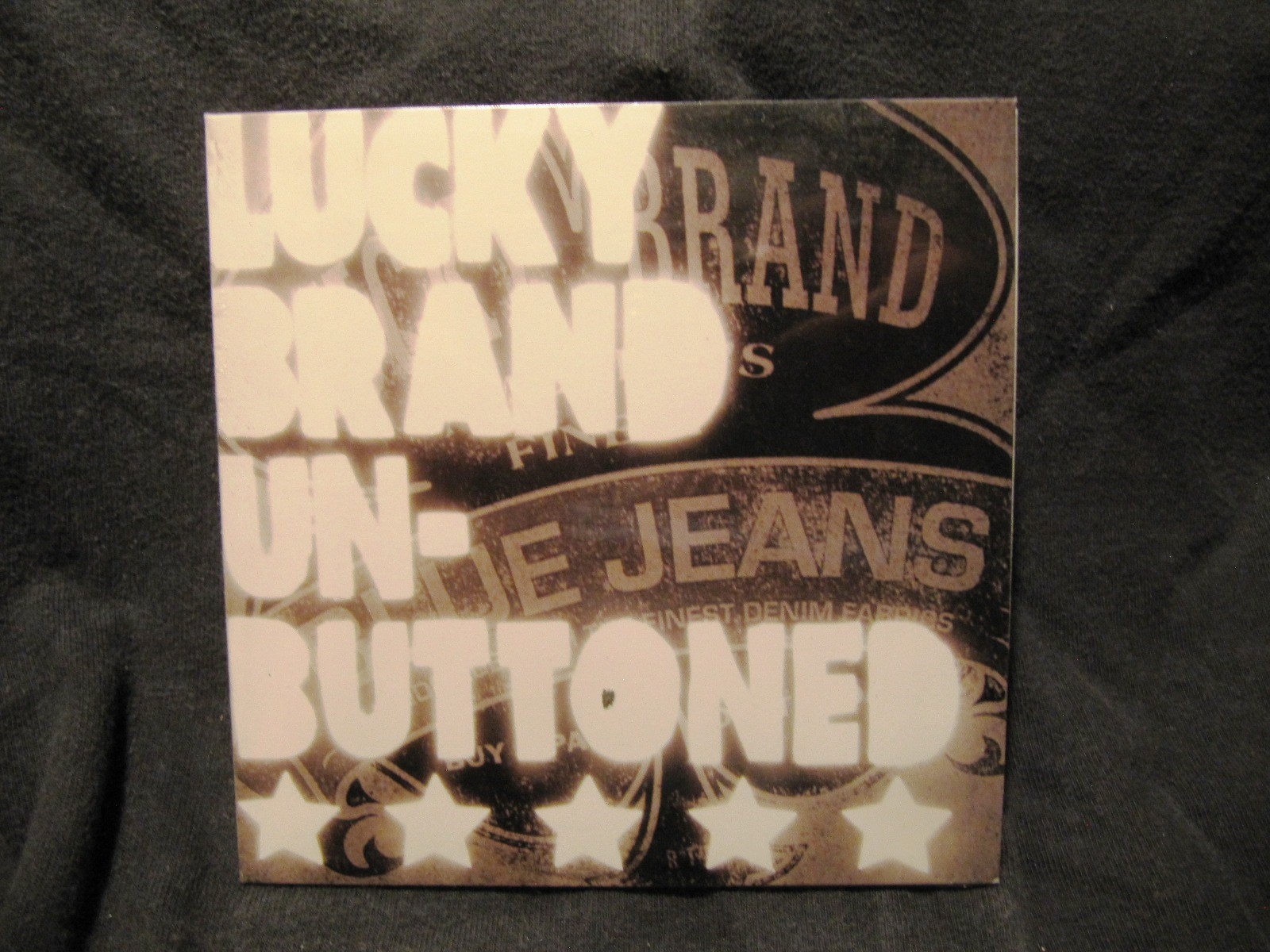 LUCKY BRAND Unbuttoned PROMO CD Blue Jeans Flaming Lips Supergrass Jessy Moss