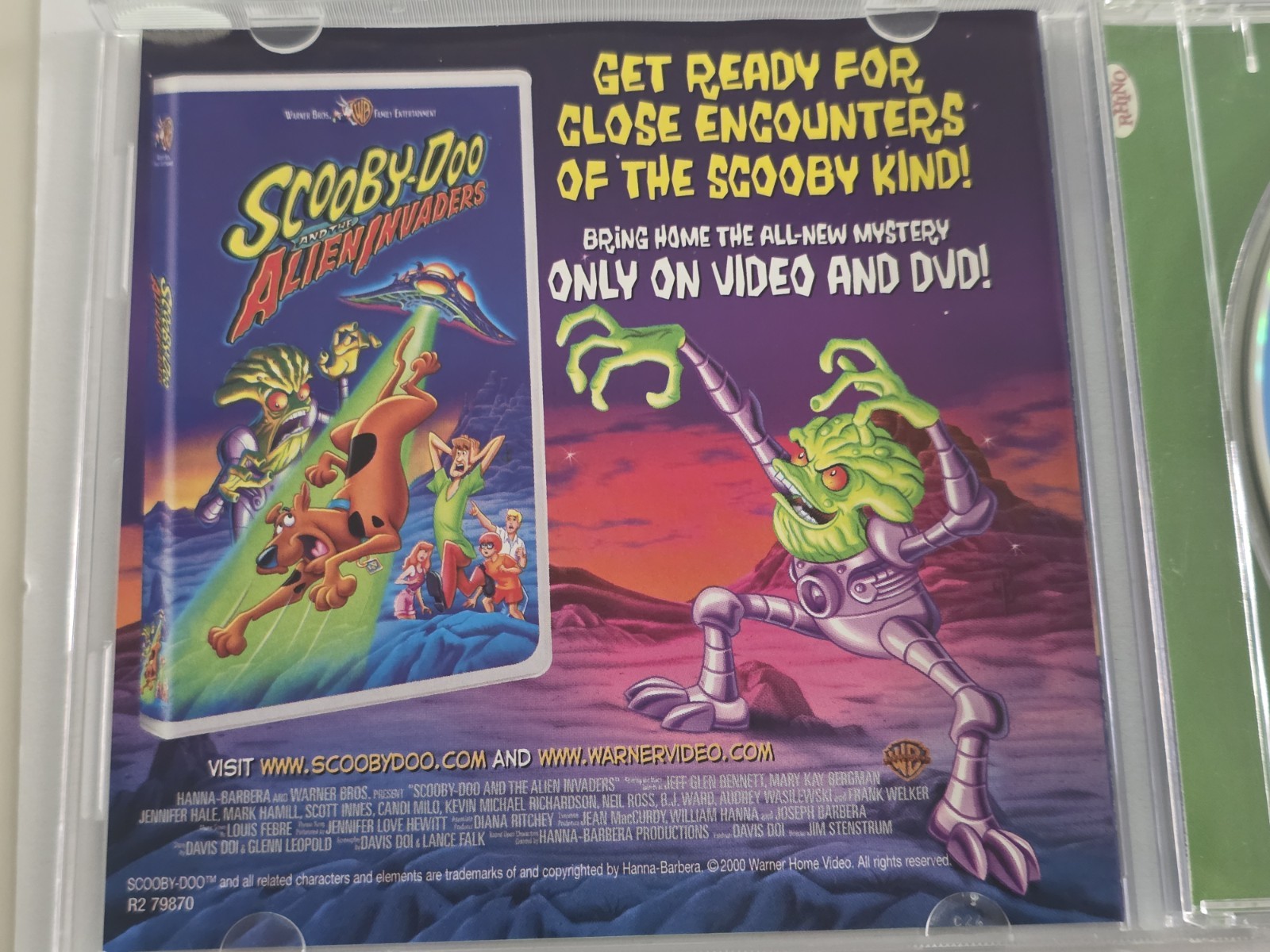 SCOOBY DOO & THE ALIEN INVADERS CD – SCARCE KID RHINO 2000 OOP 13 tracks NM/EX