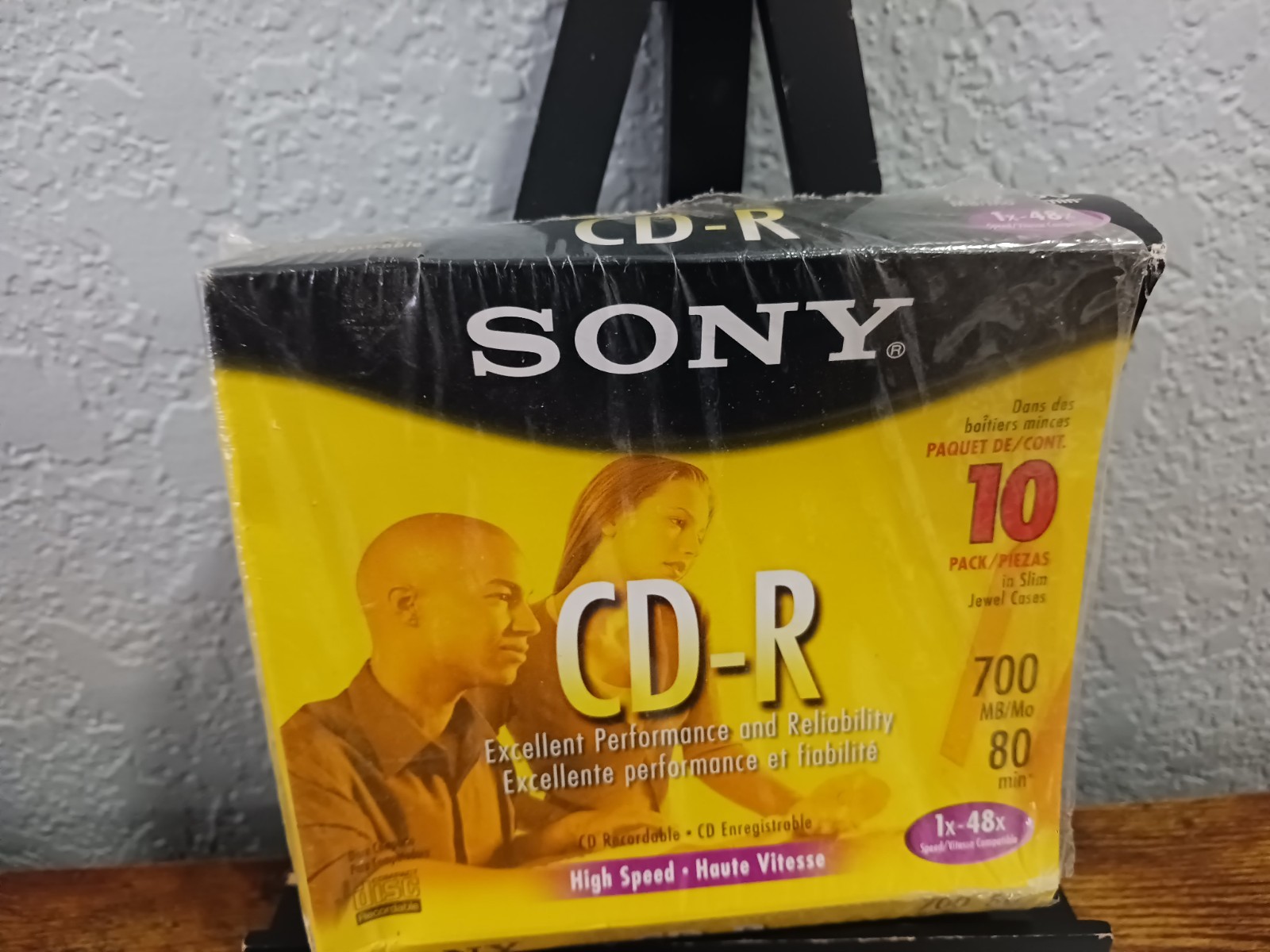 Sony CD-R Blank 80min 700MB Discs 6-Pack New in Jewel Cases 1x-48x High Speed