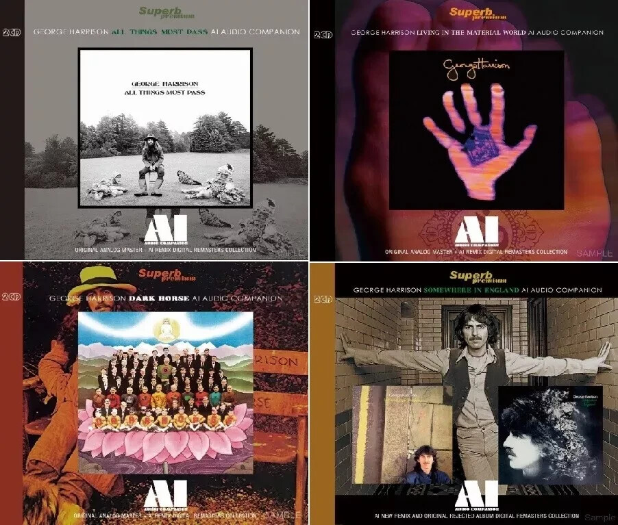 GEORGE HARRISON / AI – AUDIO COMPANION ORIGINAL ANALOG MASTER + AI REMIX 8CD