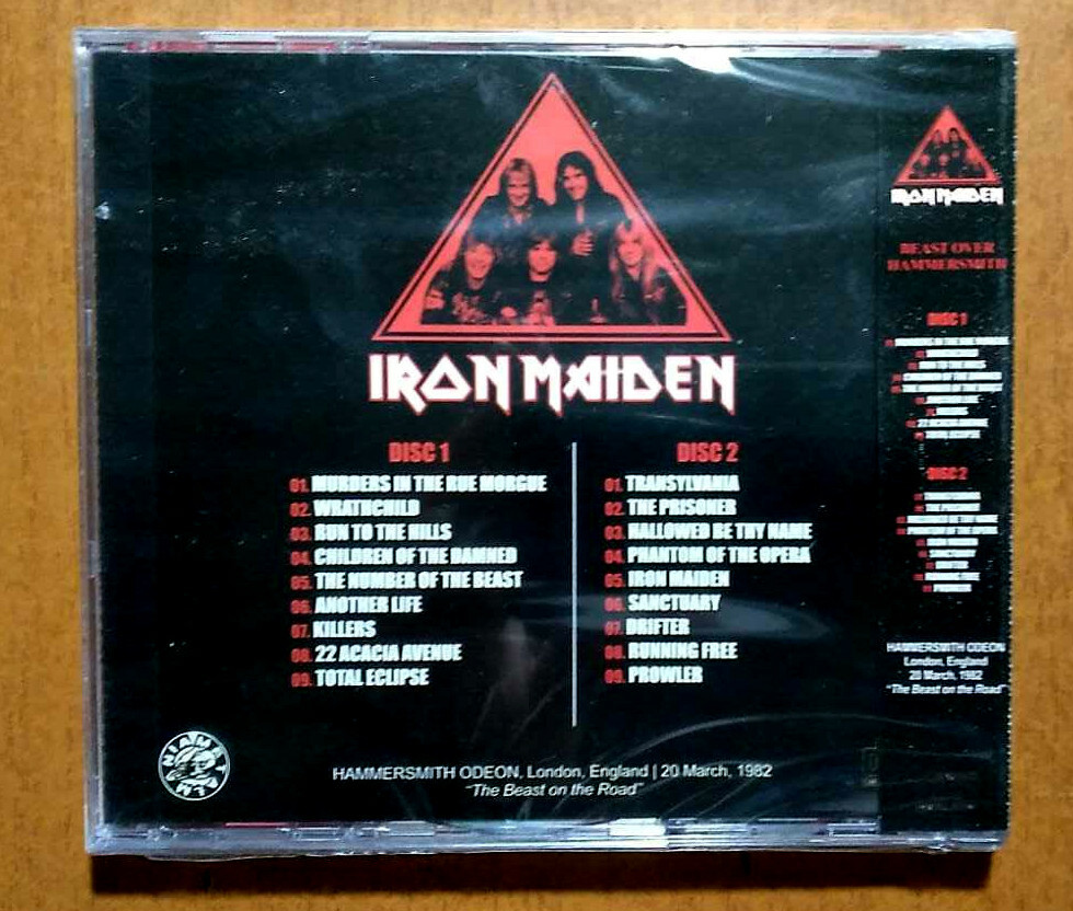 Iron Maiden ‎– Beast Over Hammersmith Double CD