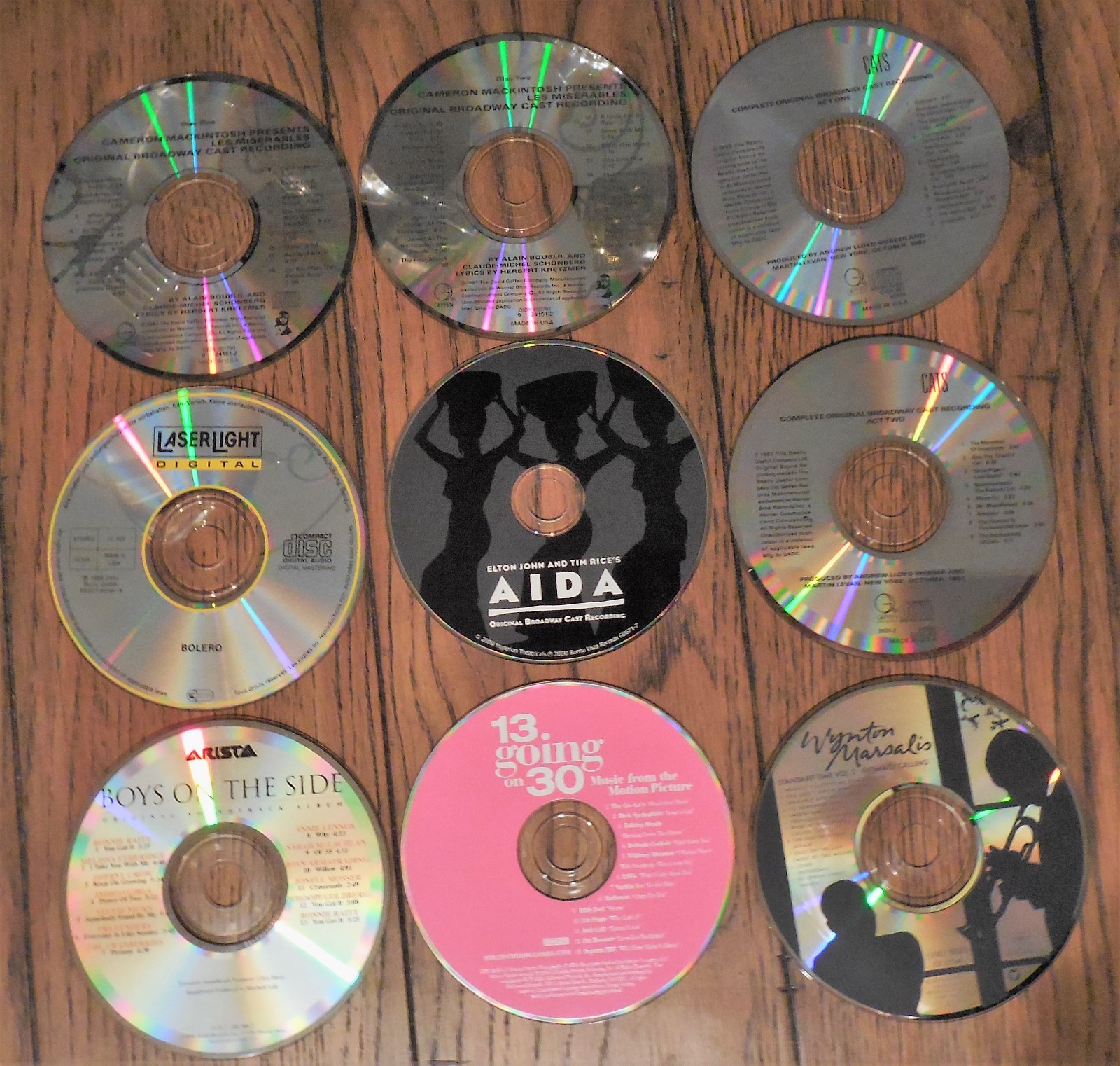 Wholesale 36 Music CD Lot NO JEWEL CASES Various Artist & Movie Soundtracks