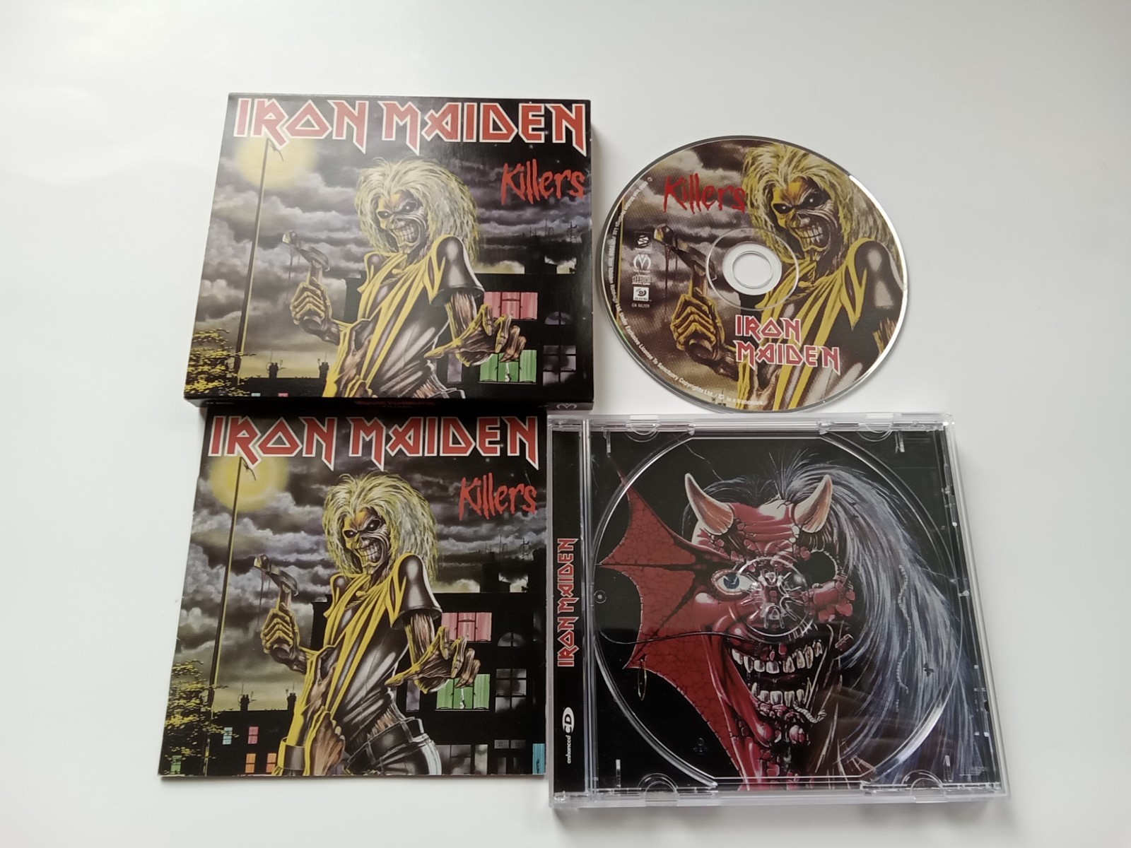 Iron Maiden Killers Disc, Case, Booklet, Cover Sleeve Tested