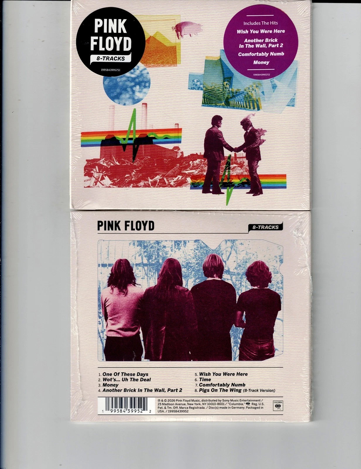 PINK FLOYD – 8 TRACKS CD WITH HYPE STICKER – BRAND NEW FACTORY SEALED