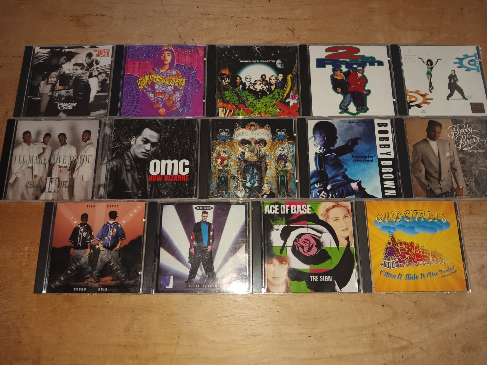 14 CD Lot 1980’s 1990’s dance electro beat r&b HIP HOP Bobby MJ ACE Base C&C Ice