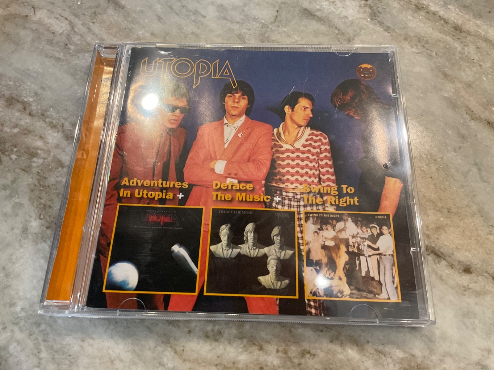 Utopia –ADVENTURES IN/DEFACE/ SWING 2CD 2012 Edsel Records UK – EDSD 2129 MInt