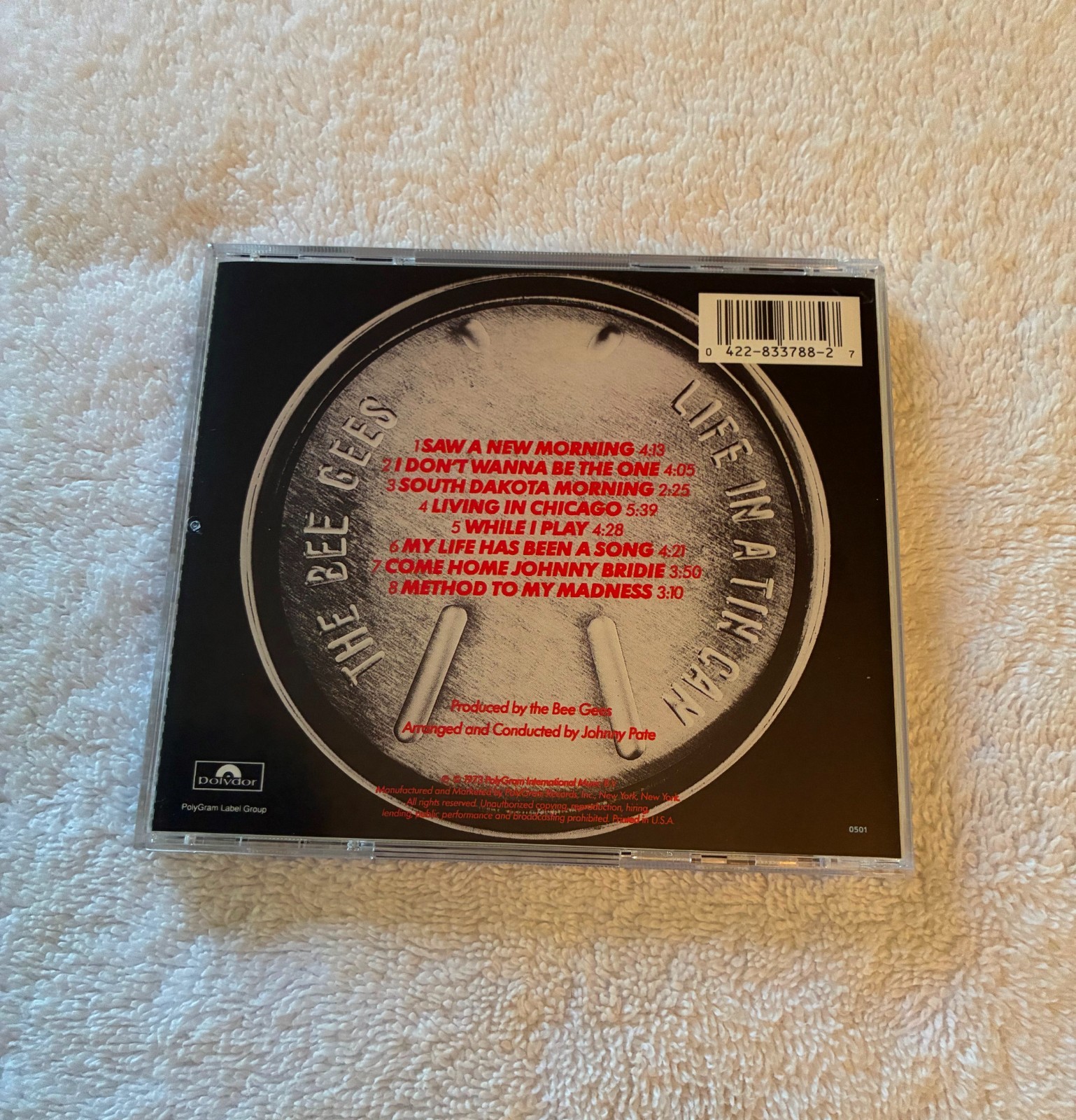 The Bee Gees “Life In A Tin Can” CD Polydor Records 1973