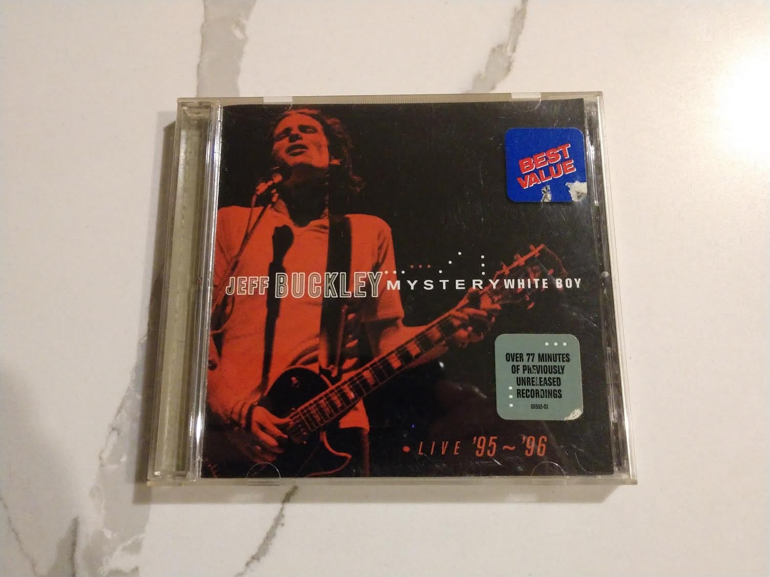 Jeff Buckley Mystery White Boy Live ’95-’96 CD NM Disc