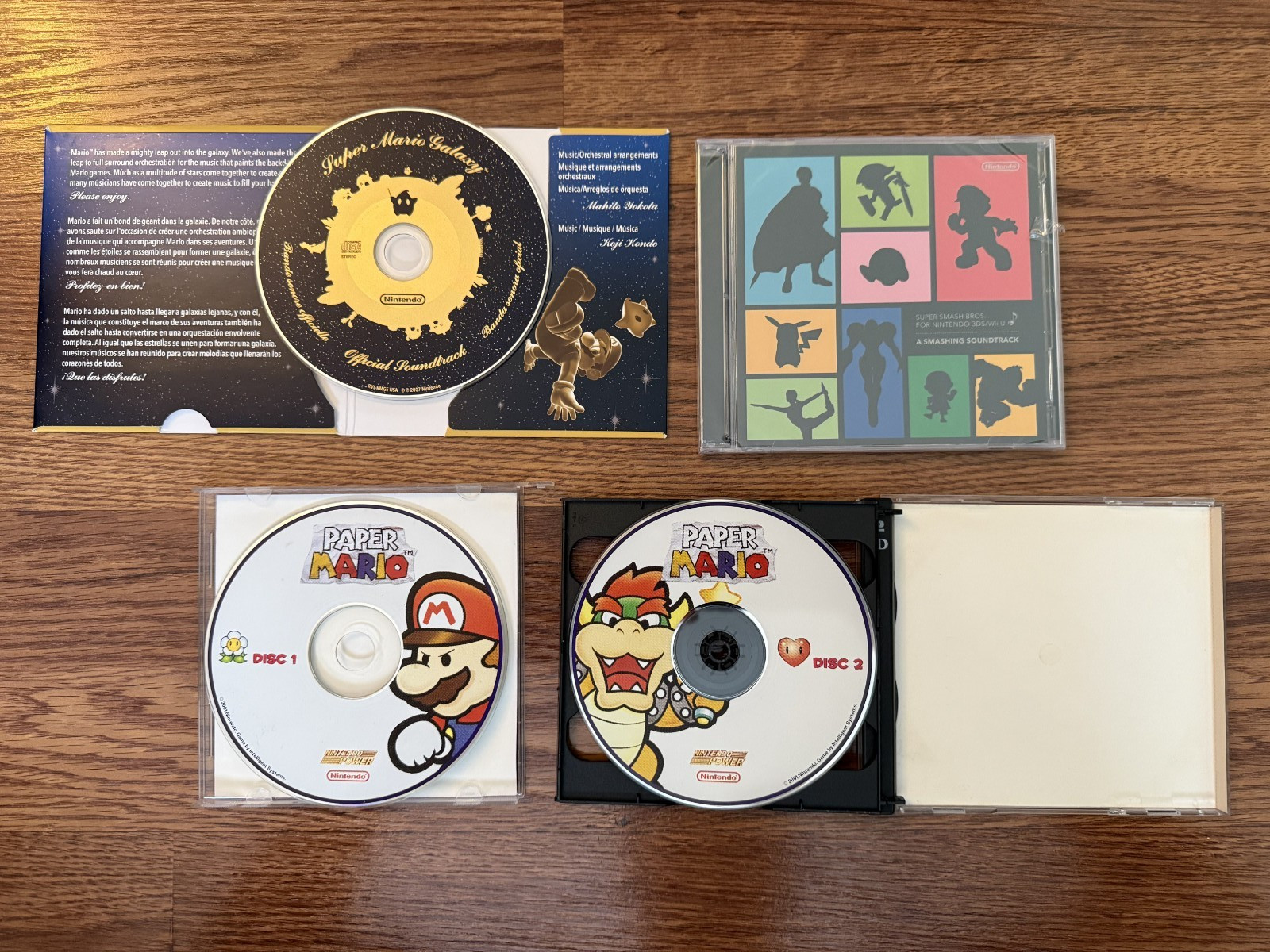 Nintendo Power Paper Mario Game Music Soundtrack CD 2-Disc Set N64 Promo – Plus+