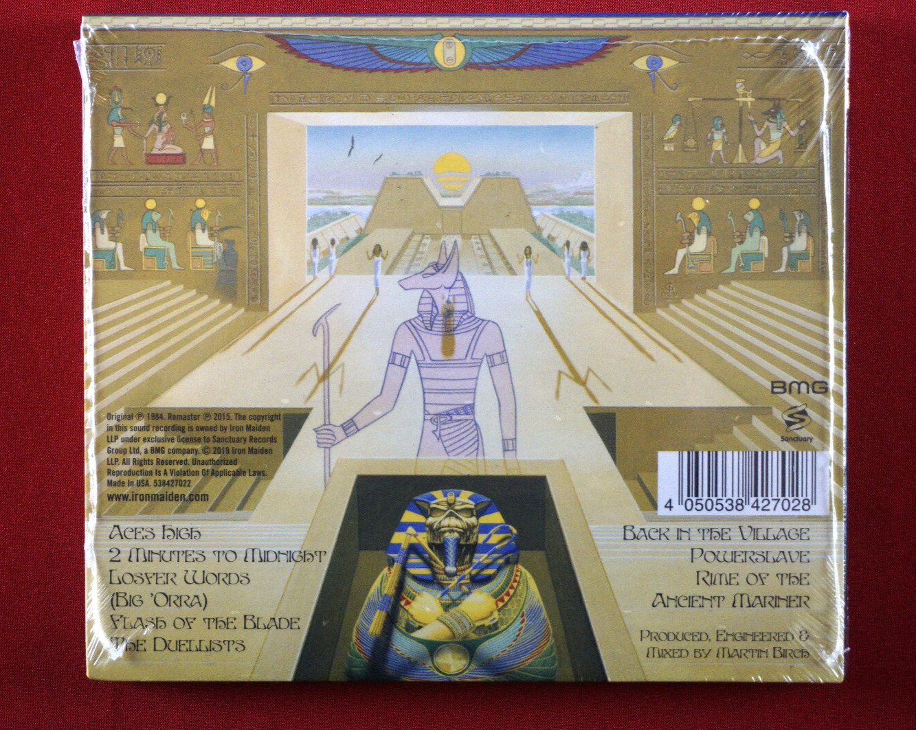 Iron Maiden Powerslave CD Powerslave 2 Minutes to Midnight Aces High New Sealed