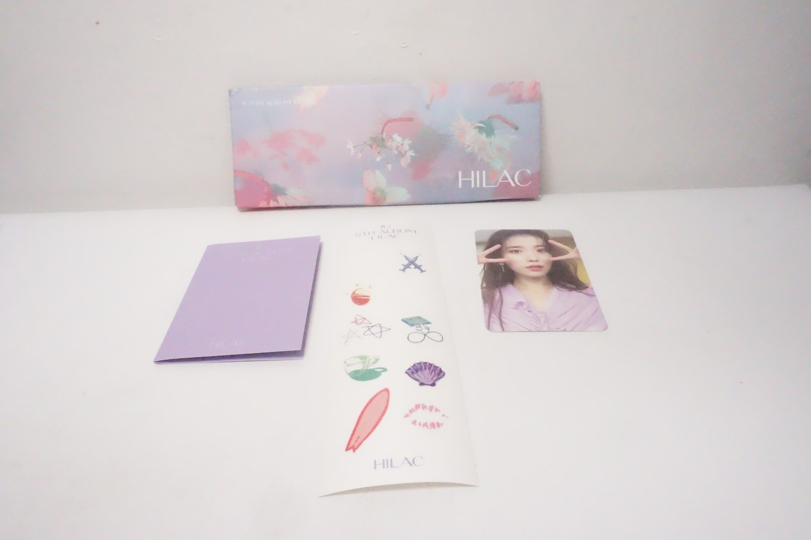 IU LILAC 5th Album CD K-Pop EDAM 2021 Box Set Korean Purple