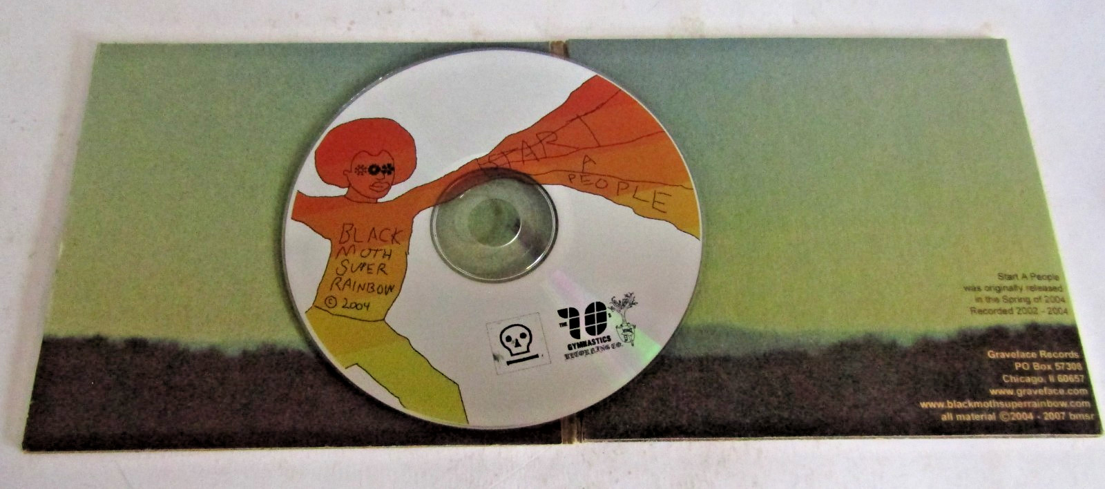 Black Moth Super Rainbow Start A People CD 2007 Graveface Records Bonus Tracks