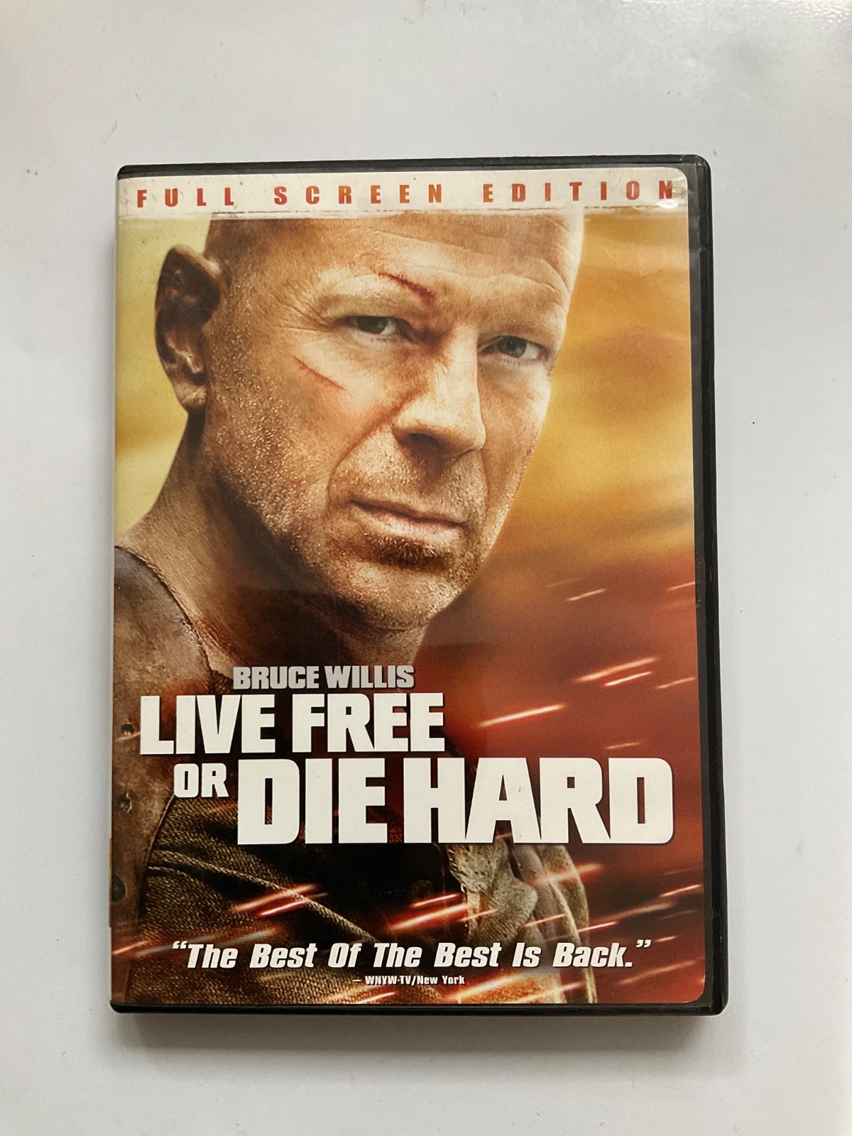 Live Free Or Die Hard (DVD, 2017, W **Disc only Free Shipping