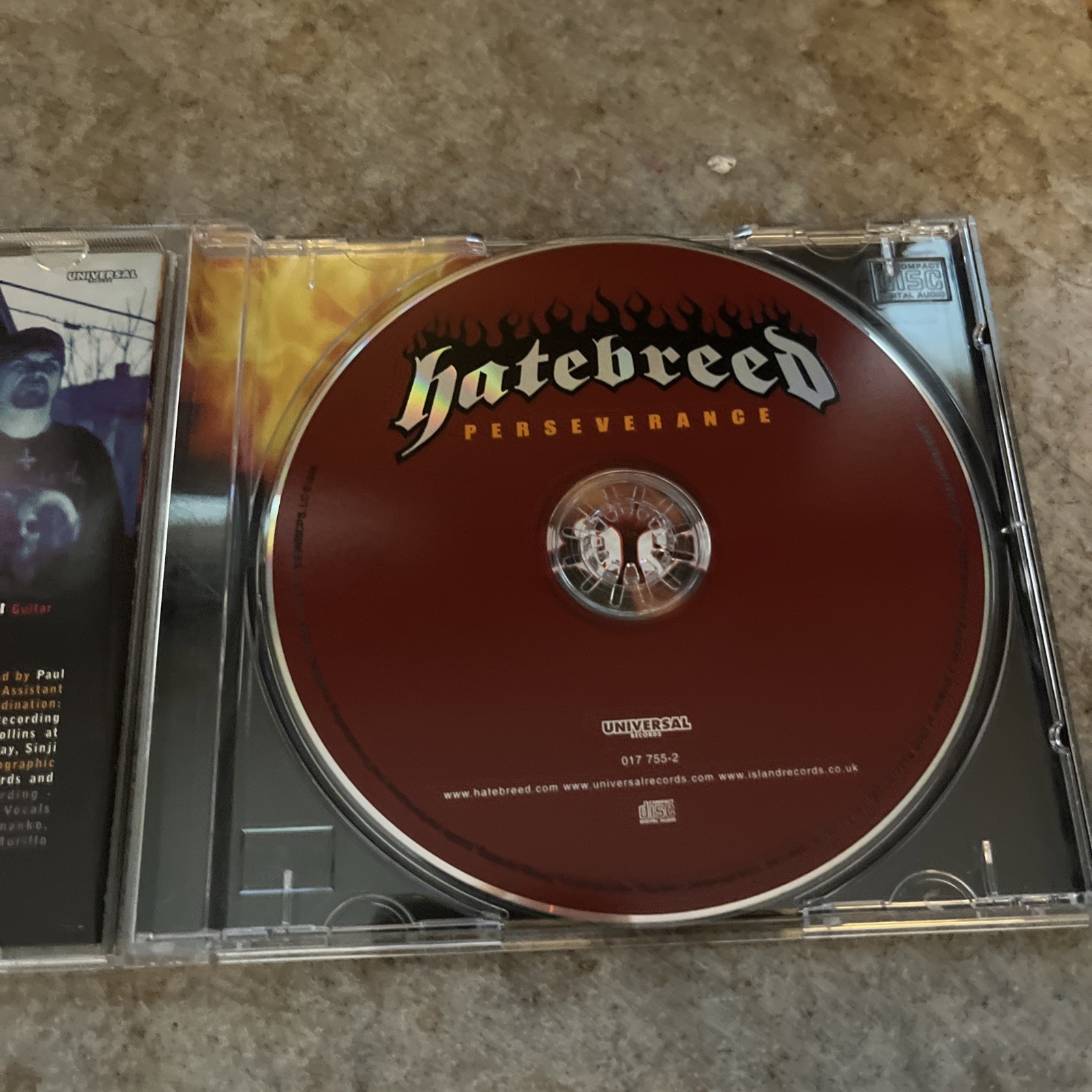 Perseverance [Orchard] [PA] by Hatebreed (Rock) (CD, Apr-2002, Universal)