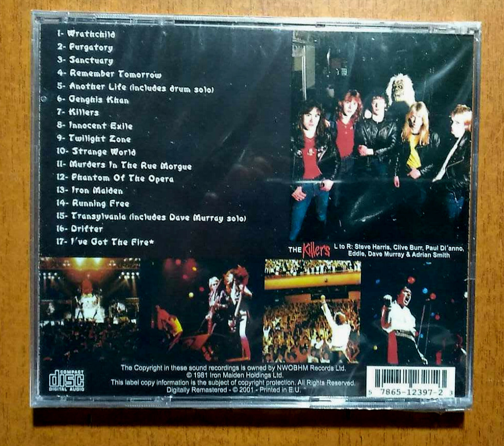 Iron Maiden – Maiden Japan 17 Tracks Brazil CD