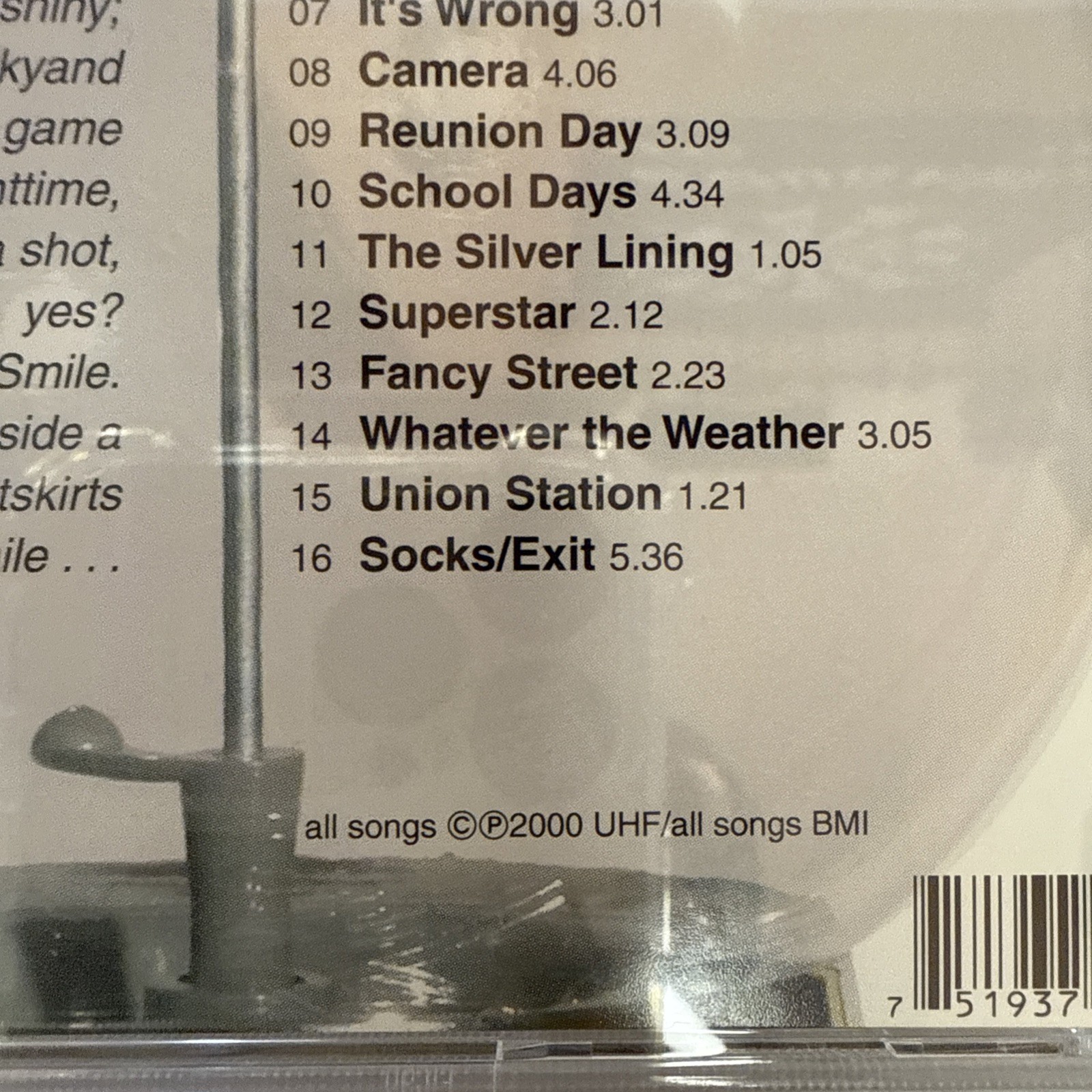 UHF CD lot Lottery 2000 & If It Was Easy 2002 Second Story Records